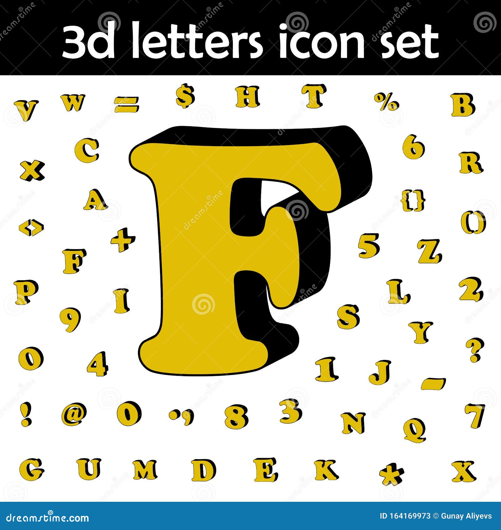 Letter F Alphabet 3d Icon 3d Words Letters Icons Universal Set For Web And Mobile Stock Illustration Illustration Of Text Element 164169973
