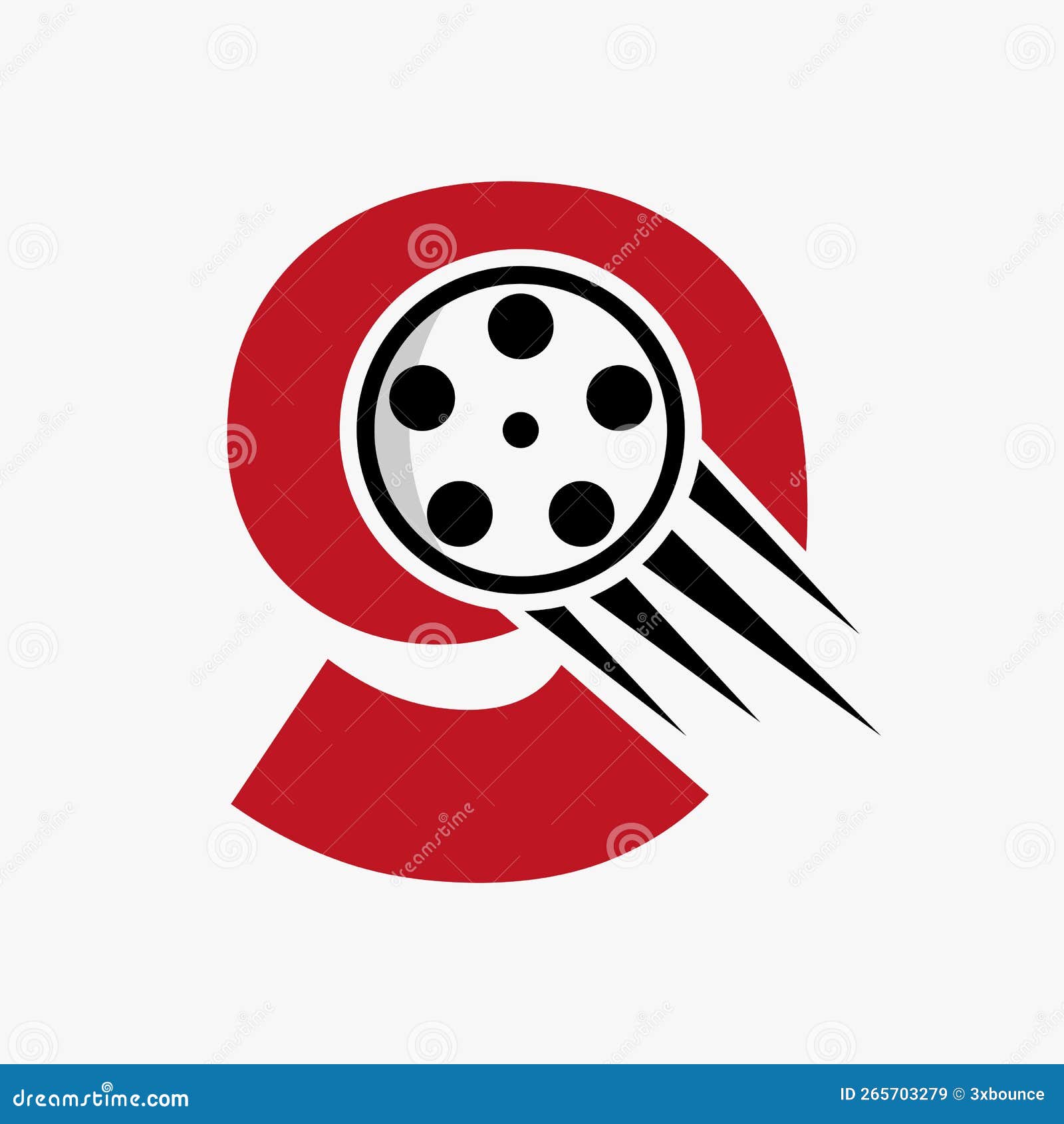 Letter 9 Film Logo Concept with Film Reel for Media Sign, Movie Director  Symbol Vector Template Stock Vector - Illustration of entertainment,  letter: 265703279