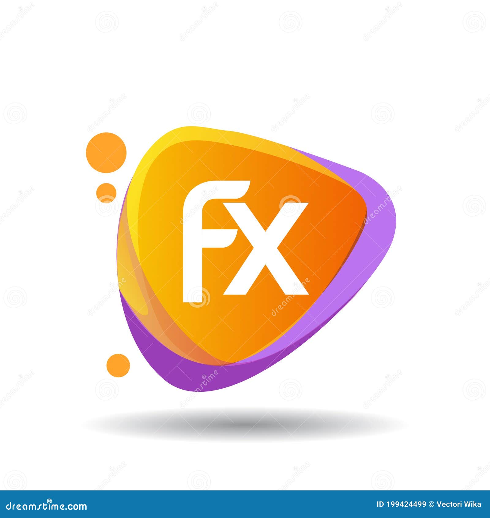 Letter FX Logo in Triangle Splash and Colorful Background, Letter  Combination Logo Design for Creative Industry, Web, Business and Stock  Vector - Illustration of colorful, mobile: 199424499