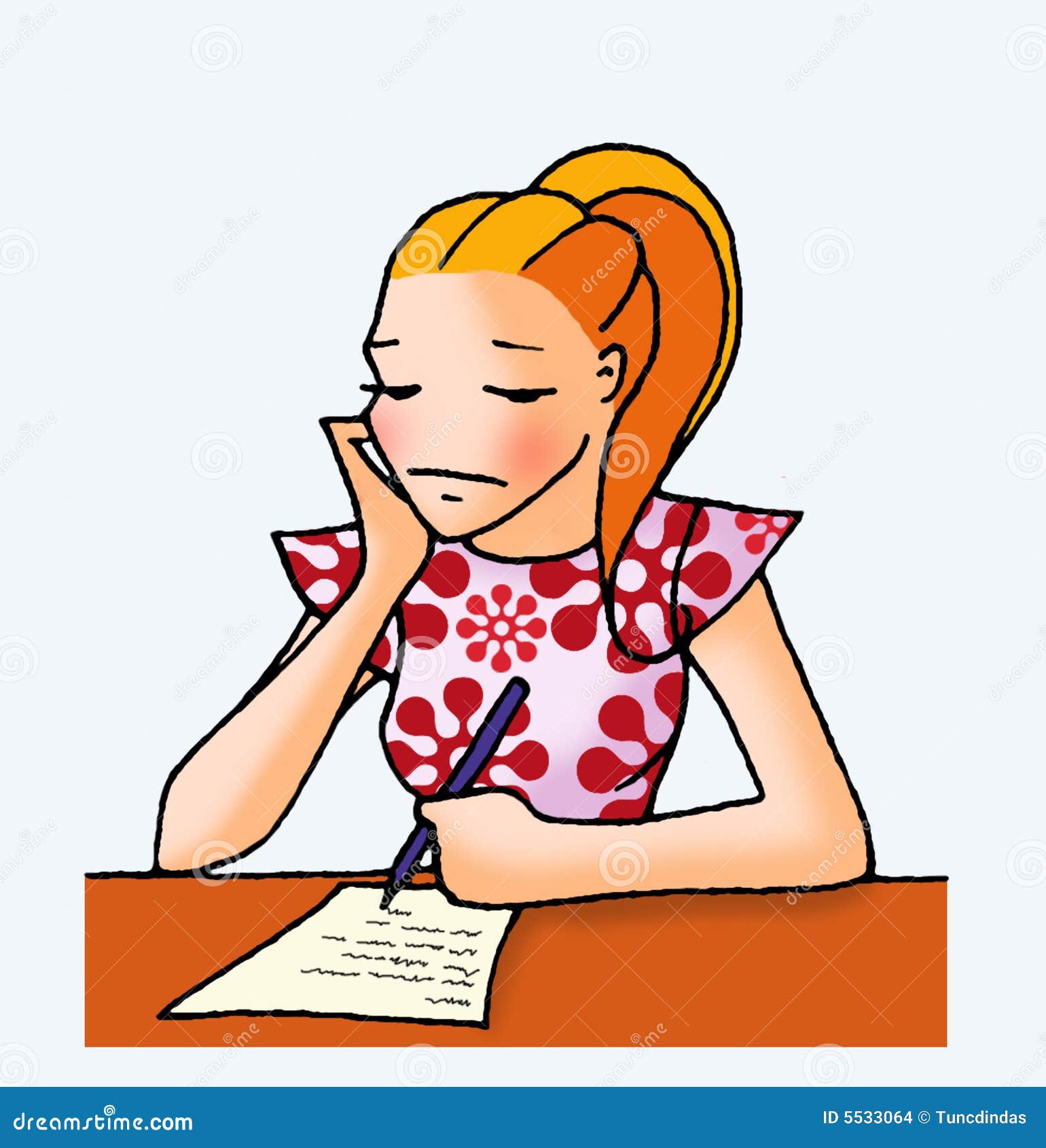 letter writing clipart