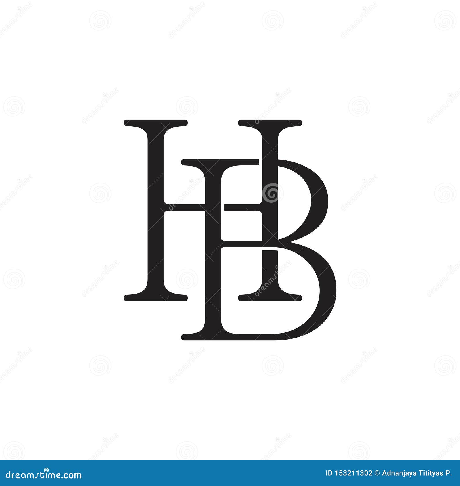 Letter Hb Linked Line Logo Vector Stock Vector - Illustration of ...