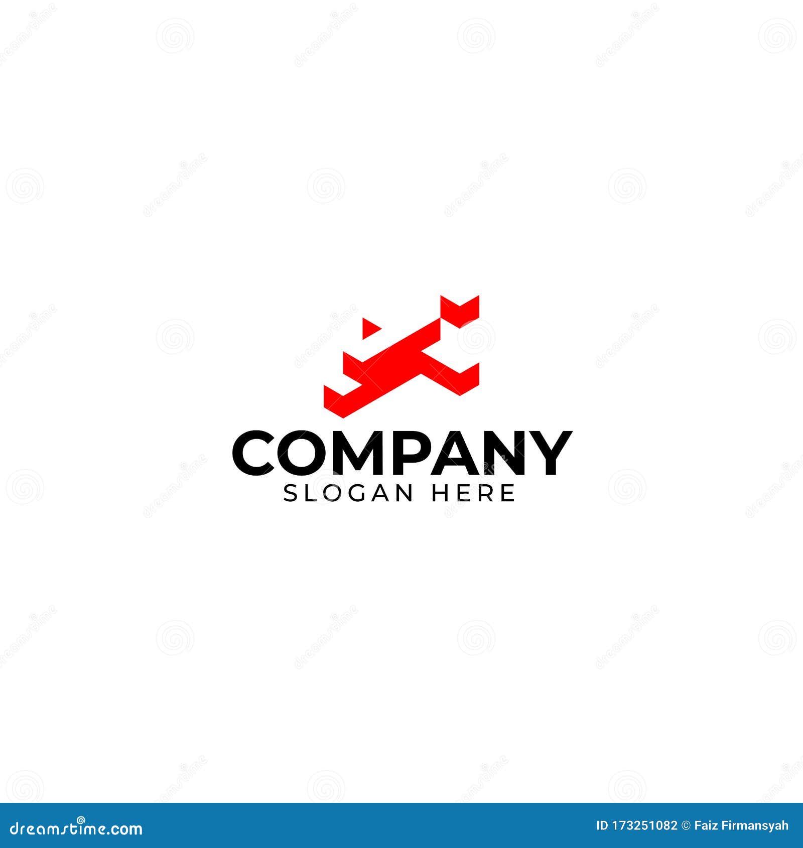 Letter I and T Isometric Logo Design Stock Vector - Illustration of