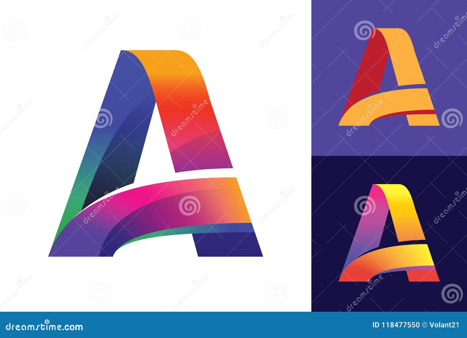 Letter a Initial Vector Logo Design on Different Backgrounds. Stock Vector - Illustration of logotype, typeface: 118477550 Letter a Initial Vector Logo Design on Different Backgrounds. Stock Vector - Illustration of logotype, typeface: 118477550