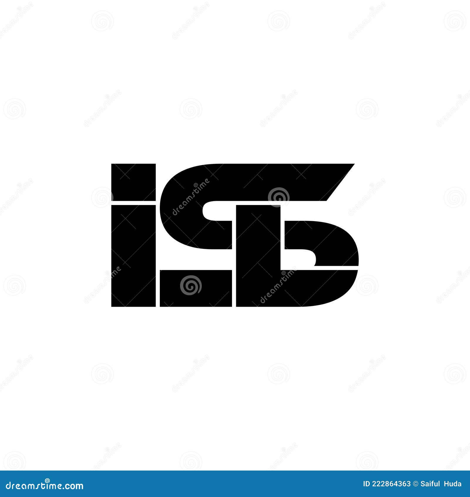 letter isl simple monogram logo icon .