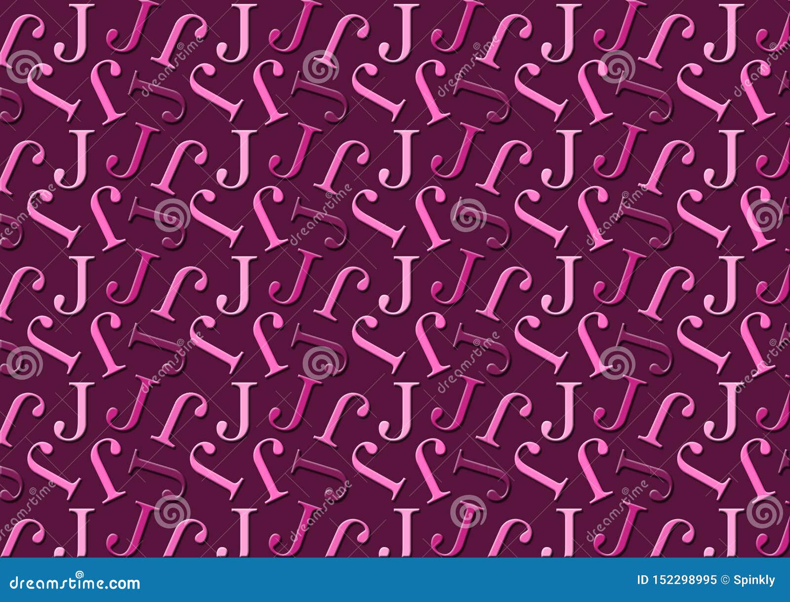 Letter J Pattern in Different Colored Purple Shades for Wallpaper Stock ...