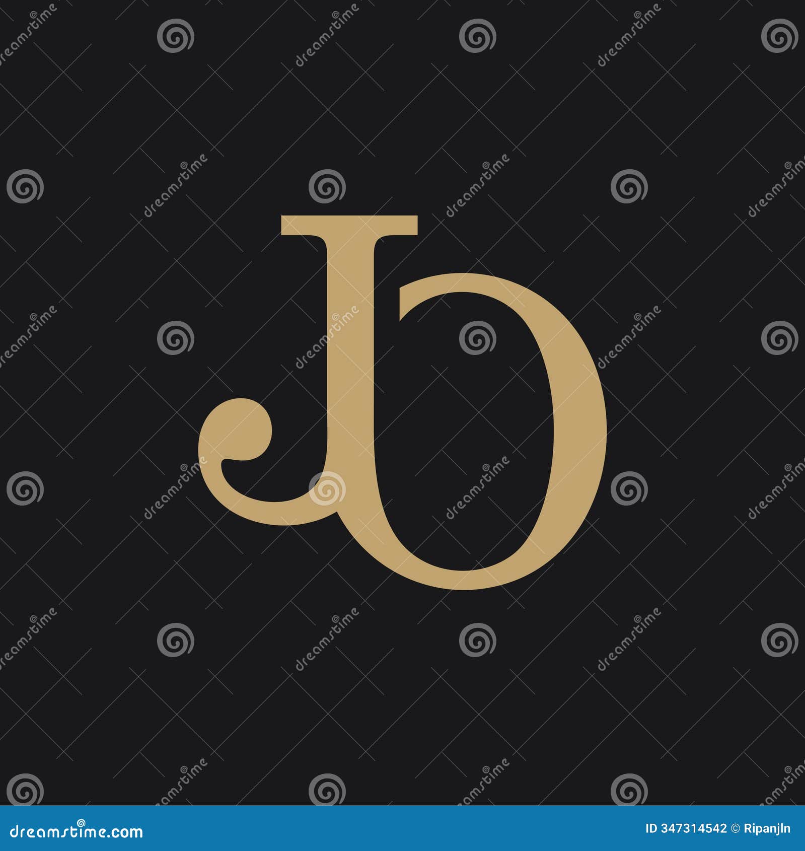 letter jb serif font logo  inspiration