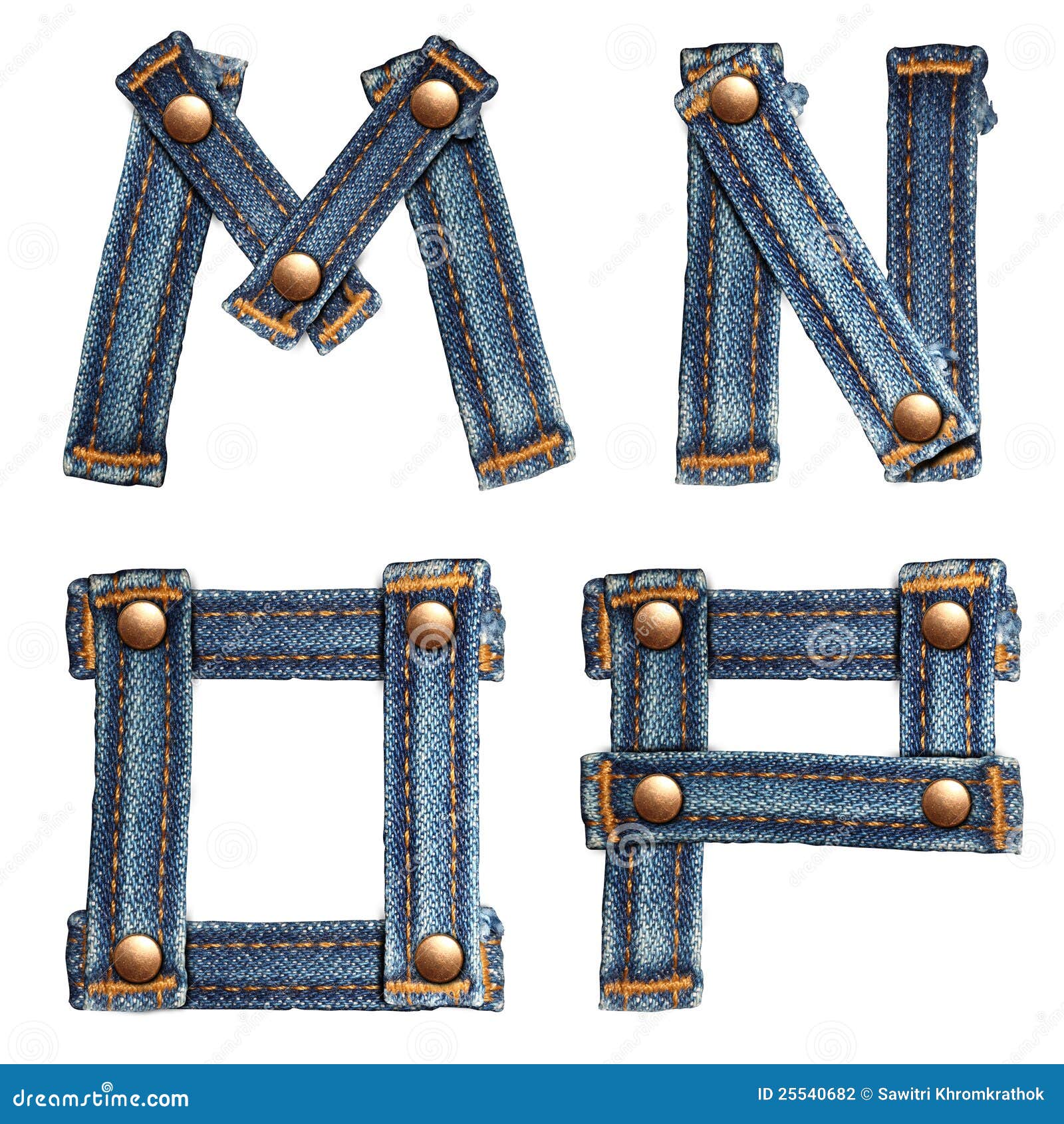 Letter of jeans alphabet stock illustration. Illustration of cotton