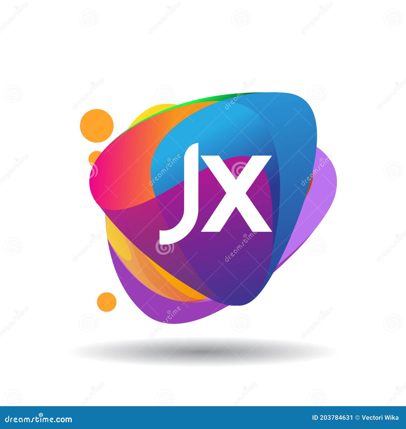 JX Monogram Logo V5 By Vectorseller | TheHungryJPEG