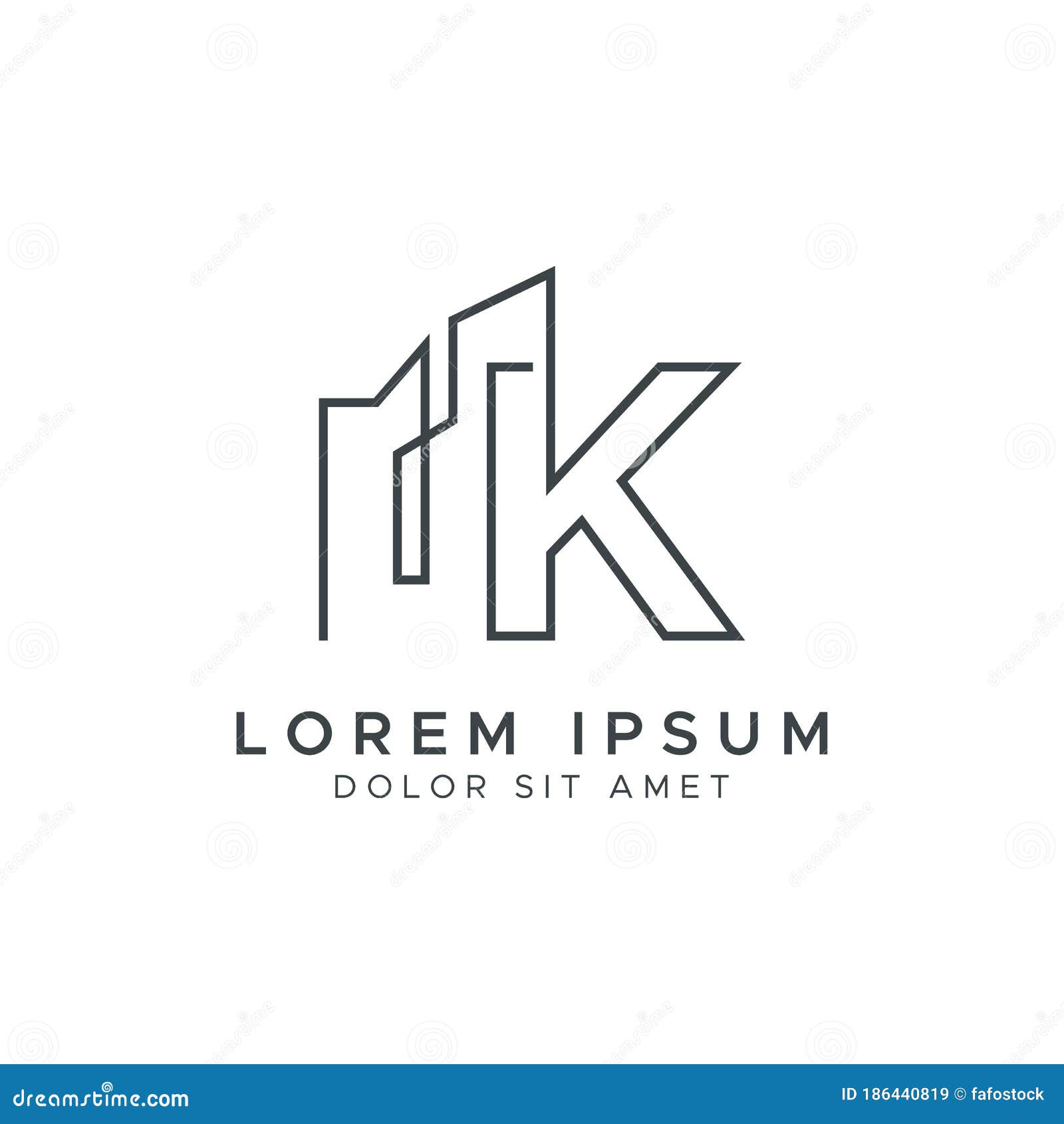 Letter K Building Line Logo Vector Design Template Stock Vector Illustration Of Estate Abstract Letter K Building Line Logo Vector Design Template Stock Vector Illustration Of Estate Abstract