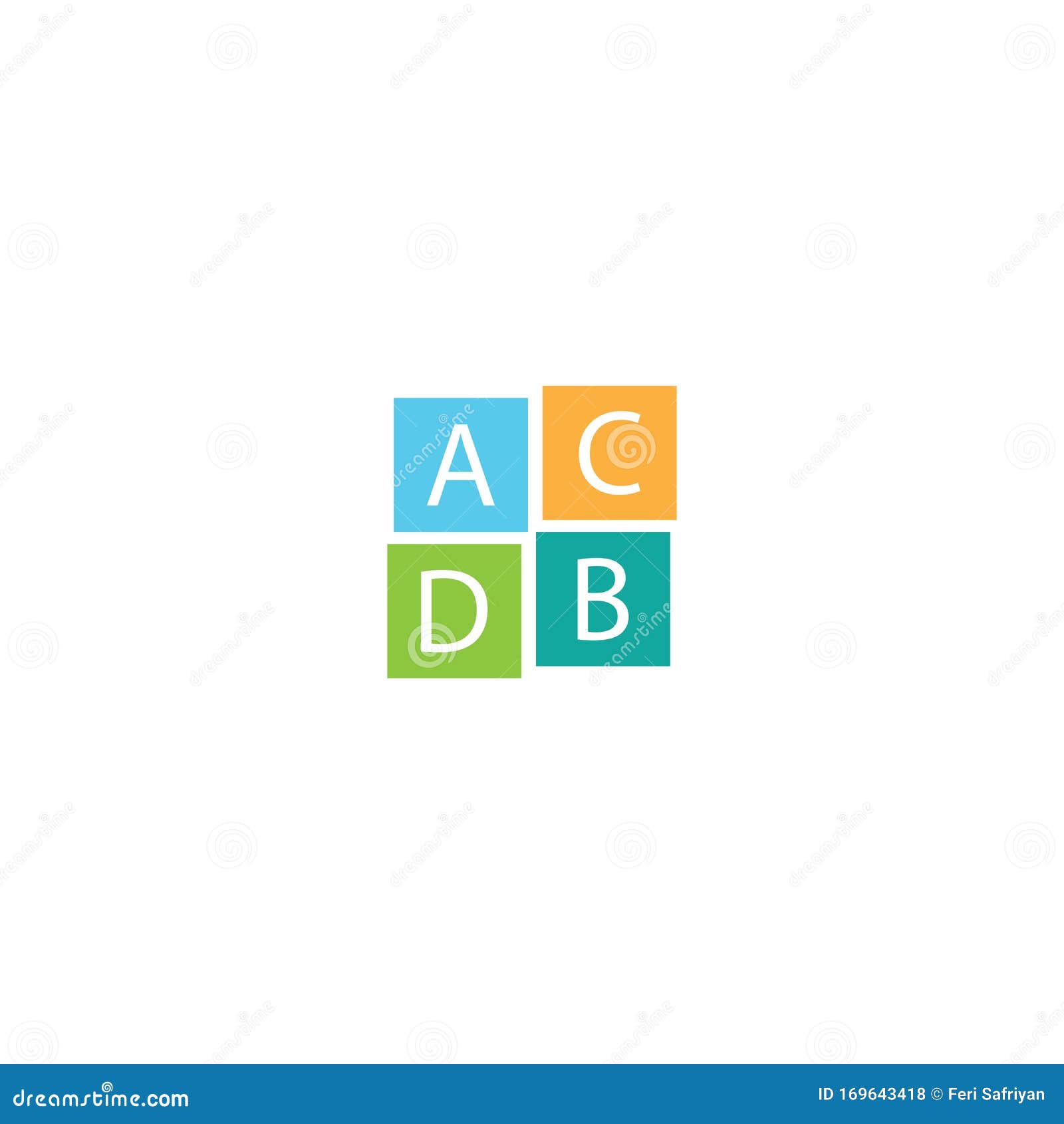 Sketch jagged alphabet letters a b c d Royalty Free Vector