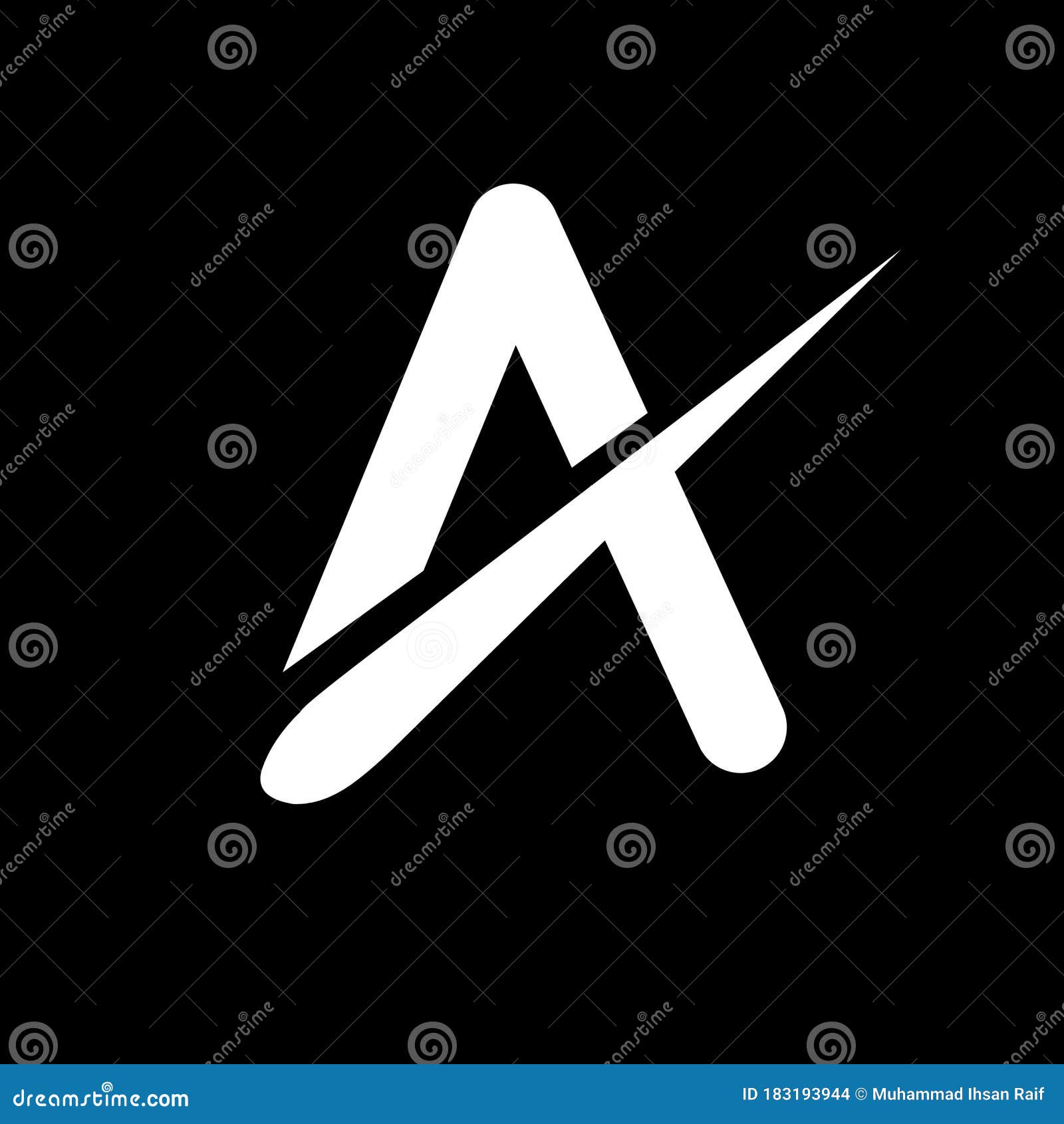 Letter a Logo Design that is Simple and Modern Stock Vector ...
