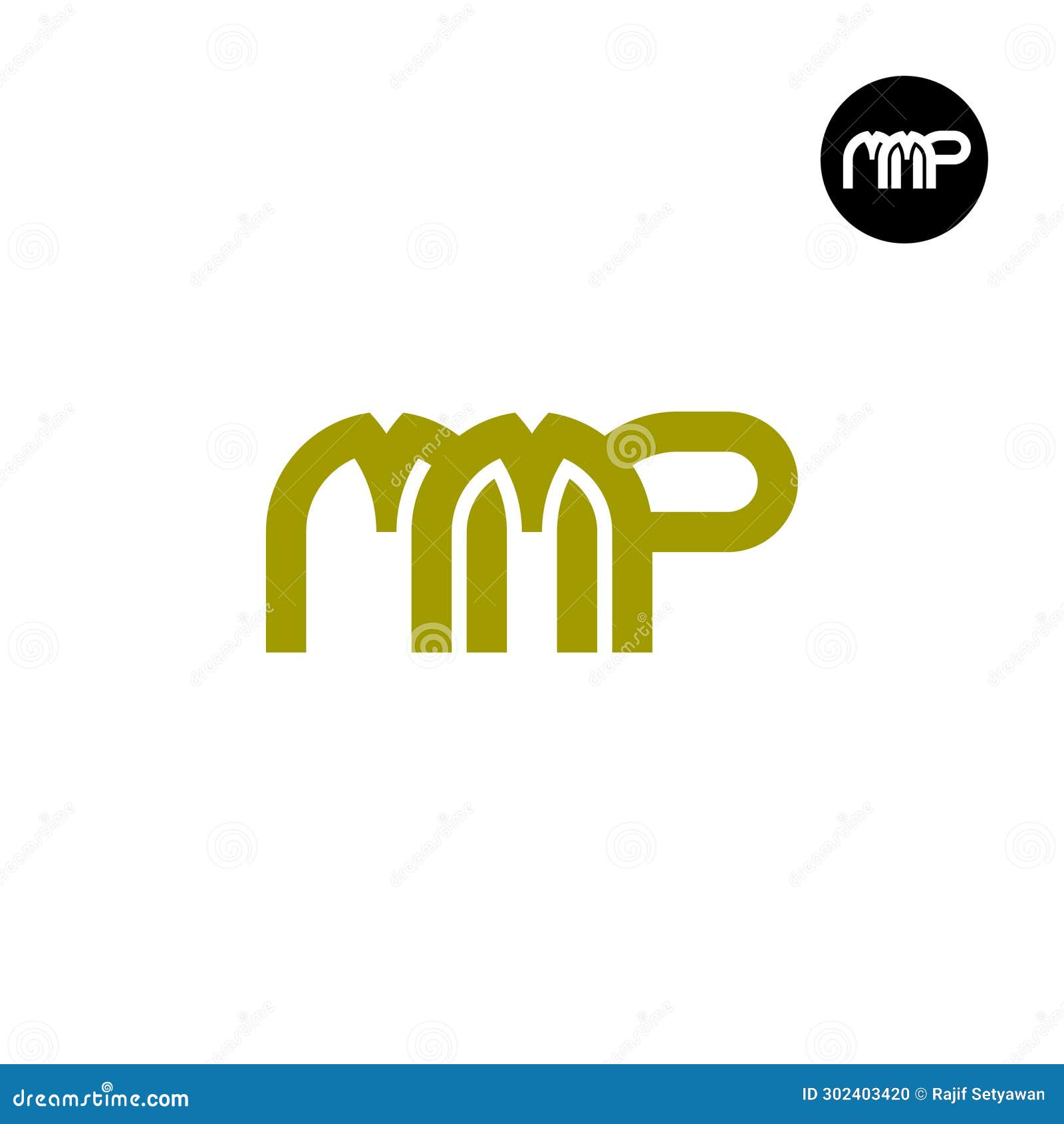letter mmp monogram logo 