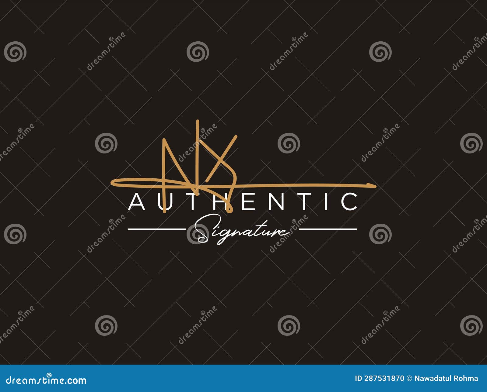 letter nx signature logo template 