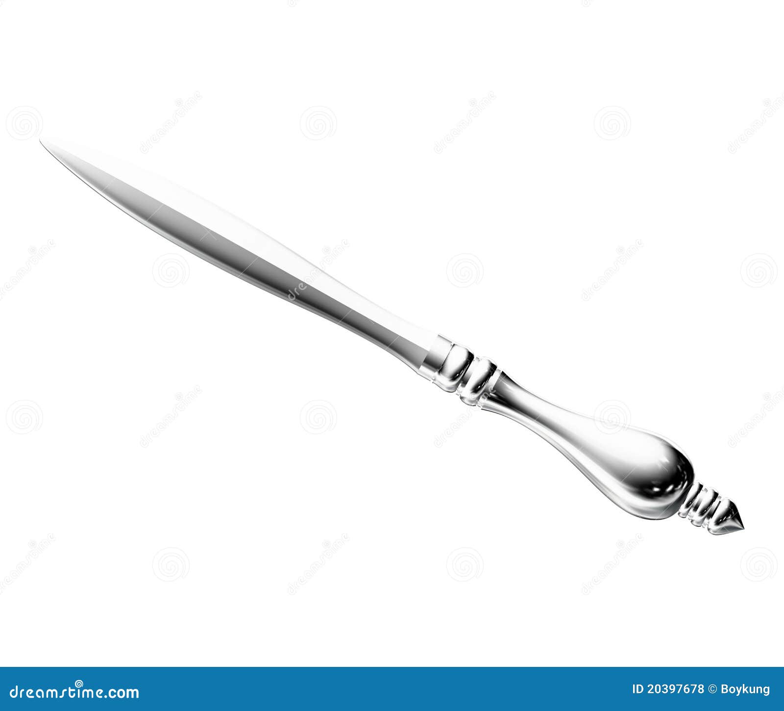 Letter opener stock illustration. Illustration of outbox 20397678