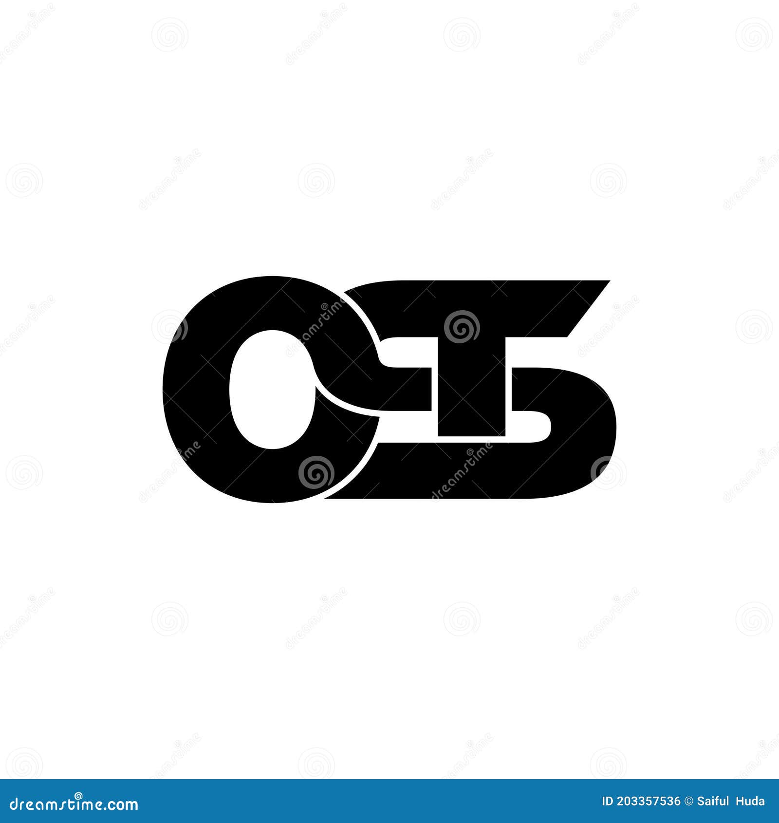 Letter OST Simple Monogram Logo Icon Design. Stock Vector ...