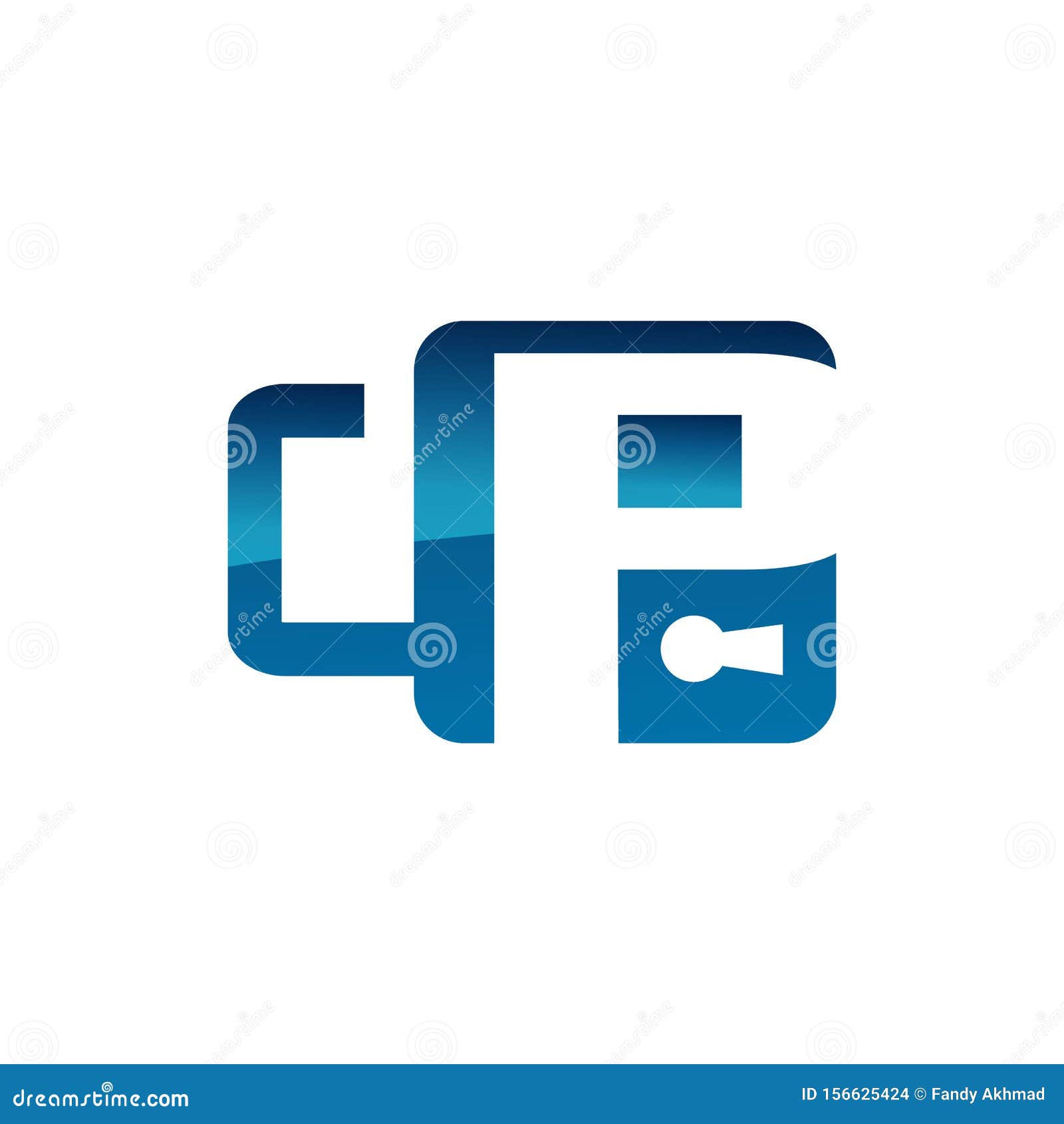letter p lock tech protection logo   