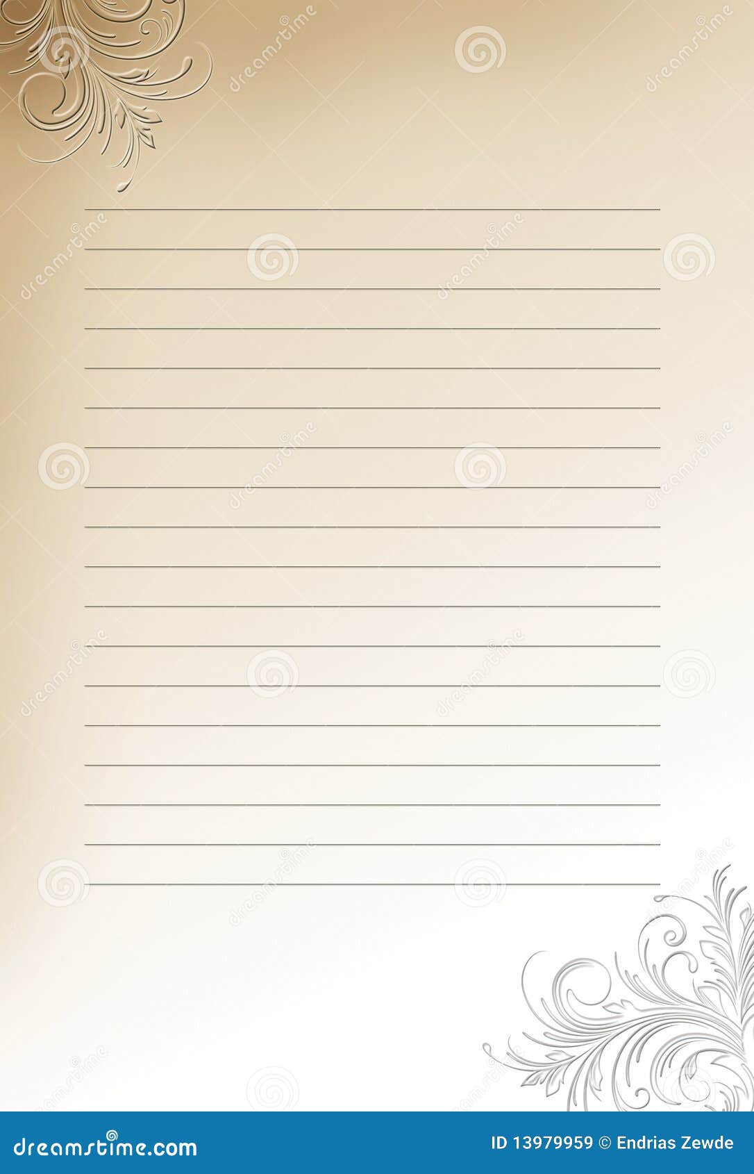 Letter paper background stock illustration. Illustration of stained -  13979959