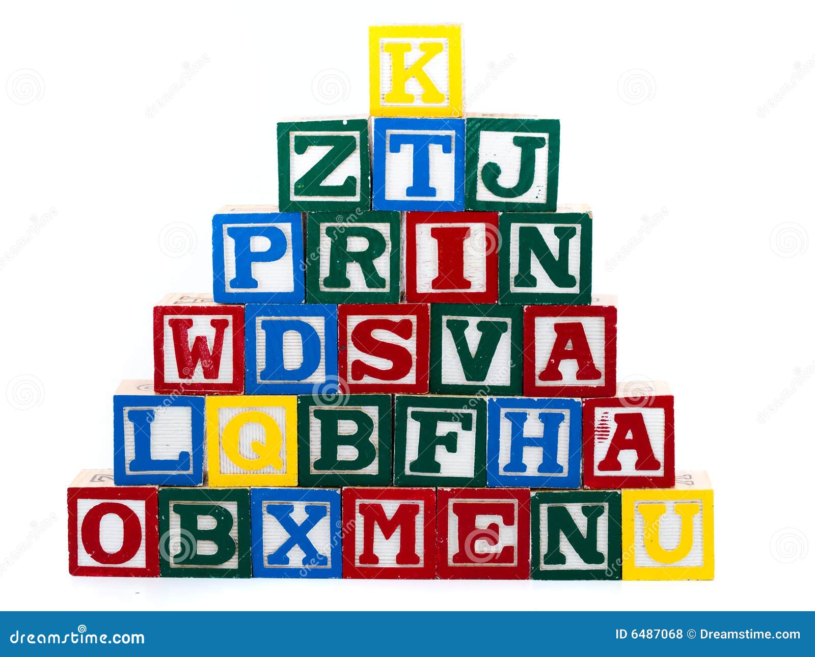 Letter pyramid stock photo. Image of alphabet, learning 6487068
