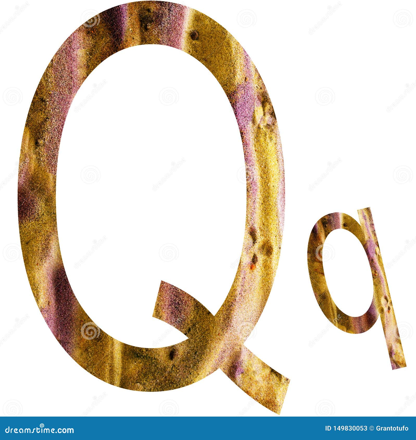 Letter q of alphabet stock image. Image of lower, decorative 149830053