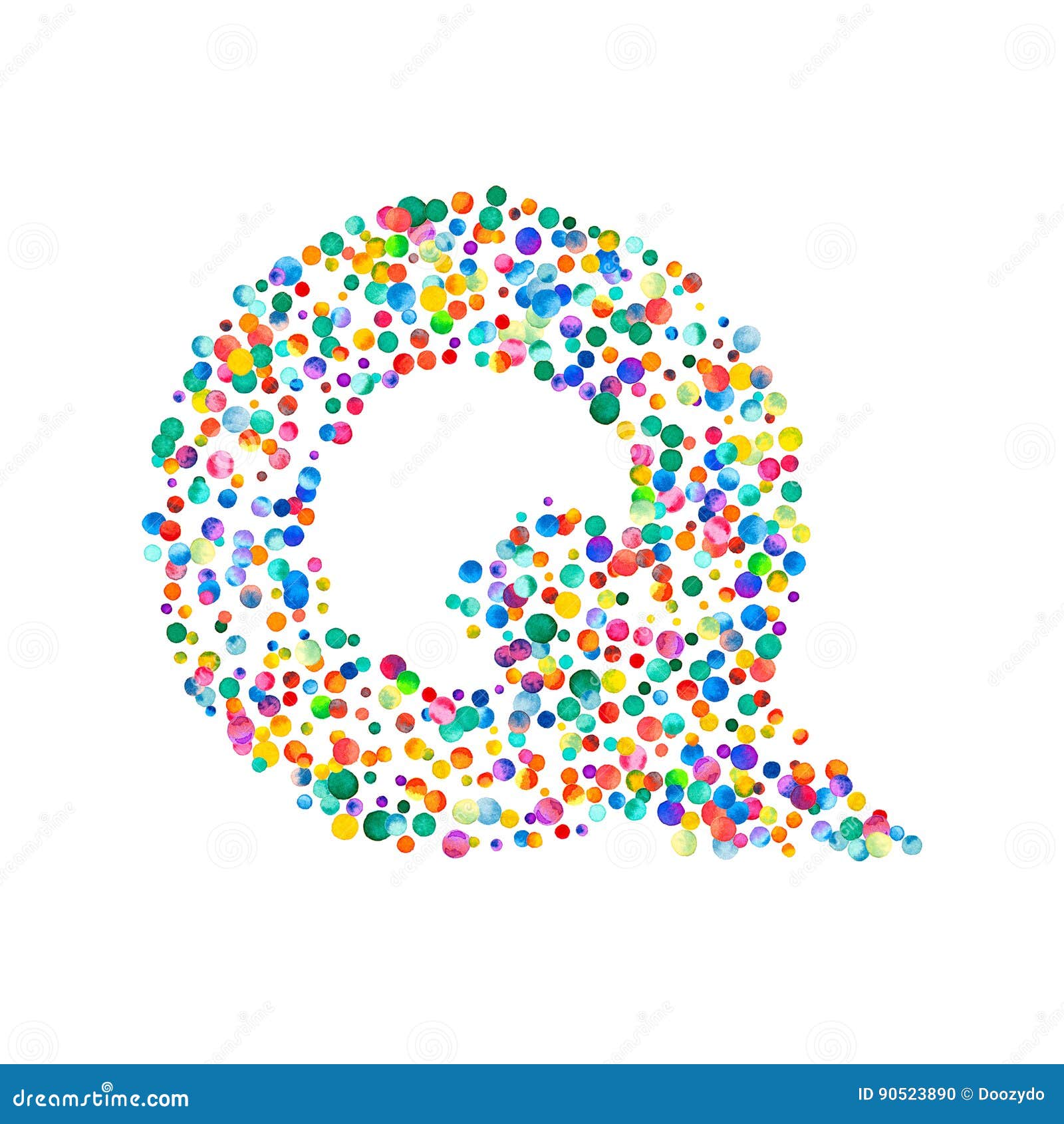 Watercolor Rainbow Alphabet With Fancy Lettering Royalty Free Stock Vector A Watercolor Rainbow Alphabet With Fancy Lettering Royalty Free Stock Vector A