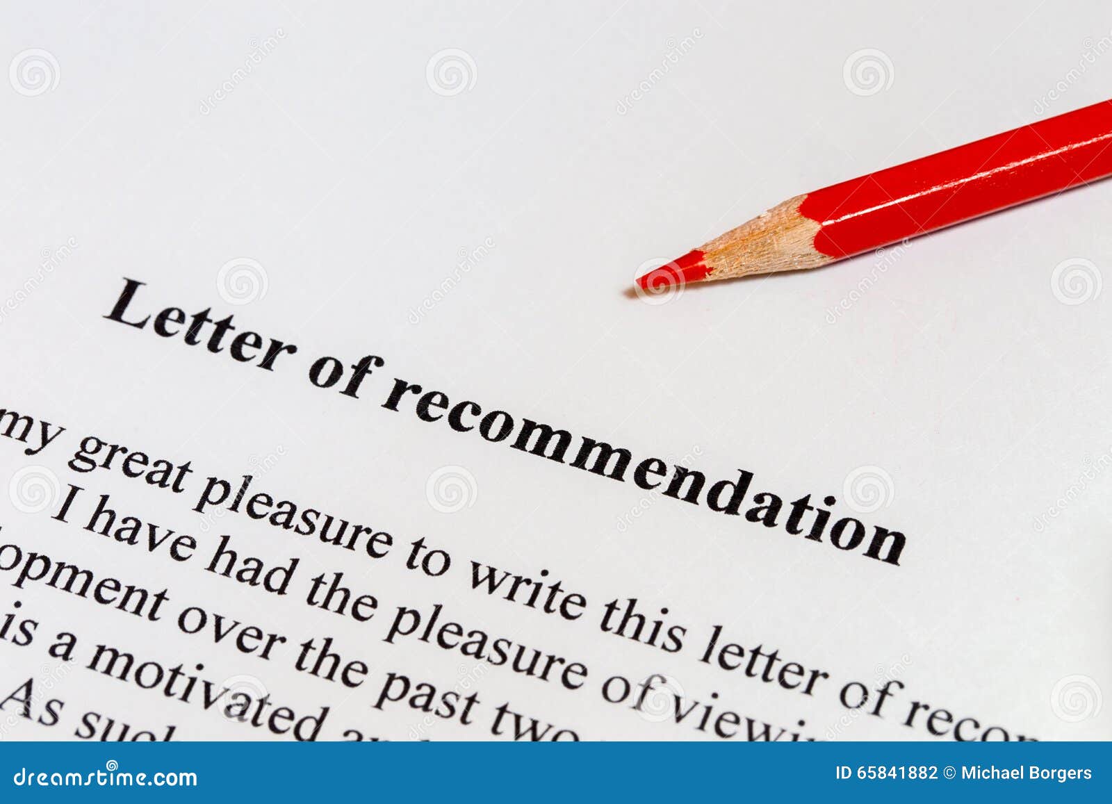 letters of recommendation clipart