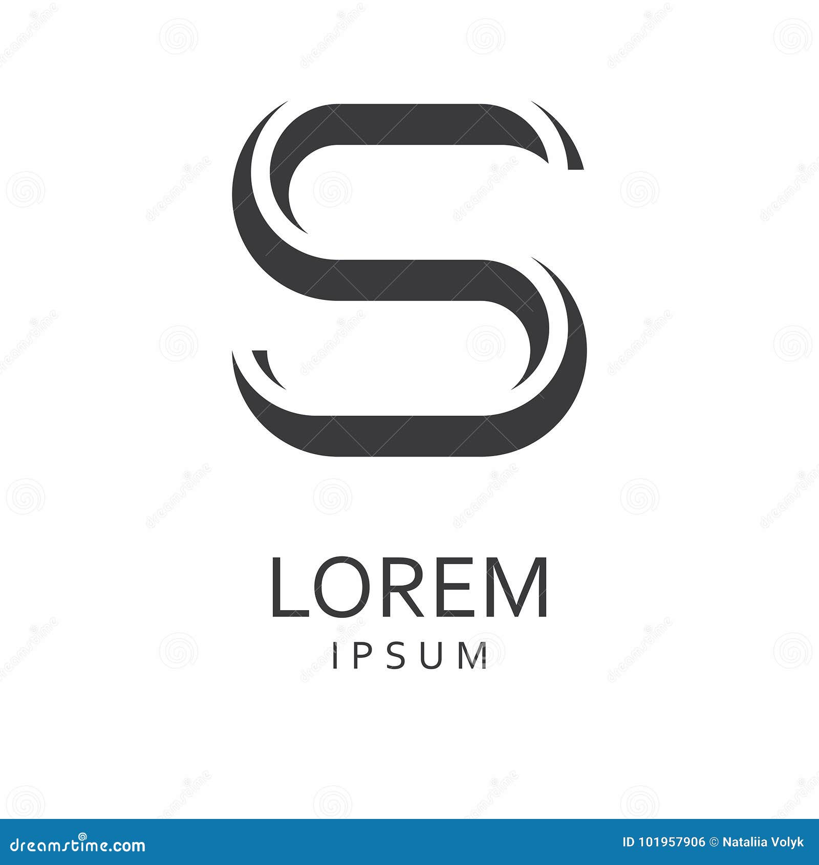 s letter logo.  icon