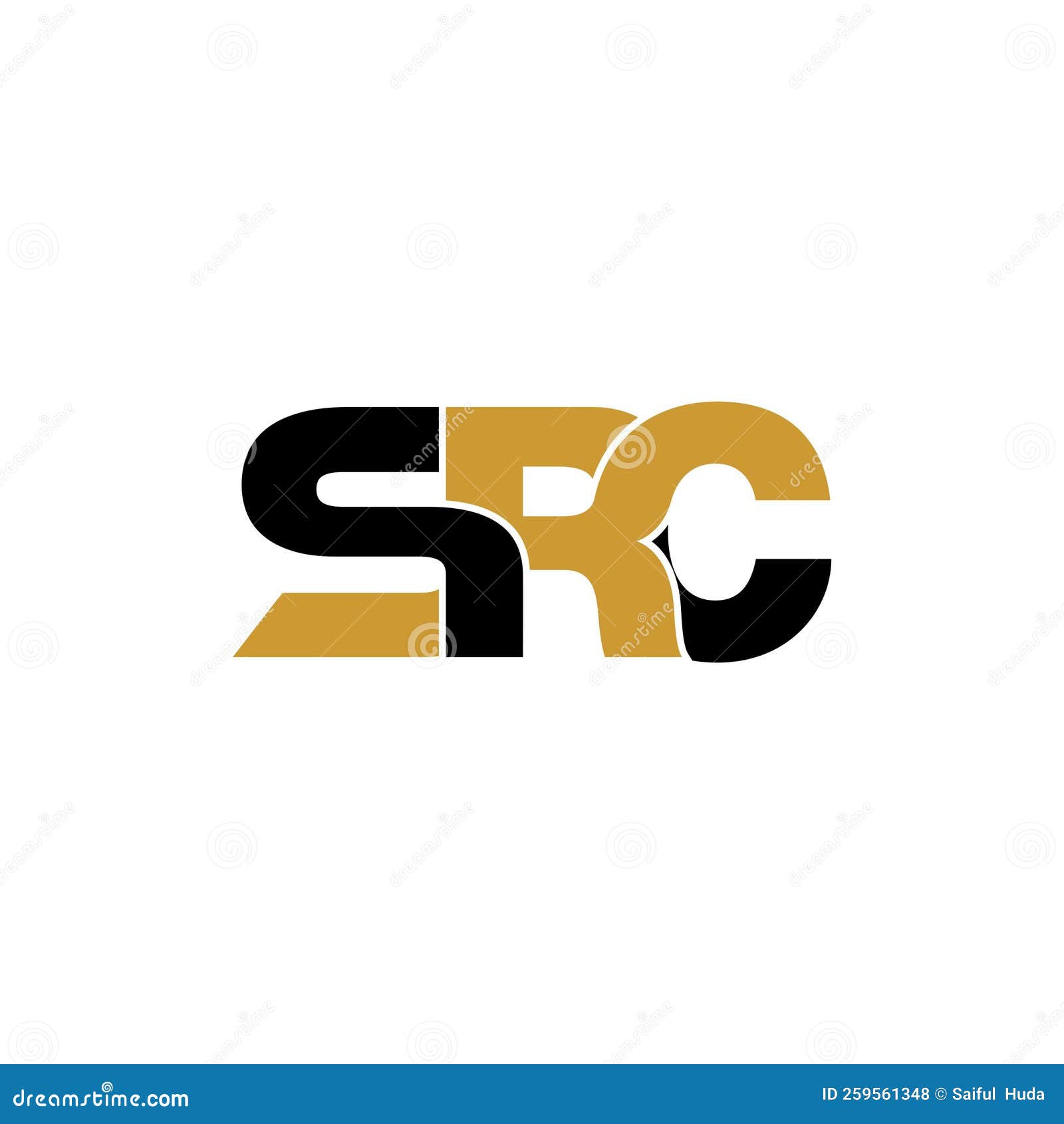 letter src simple monogram logo icon .