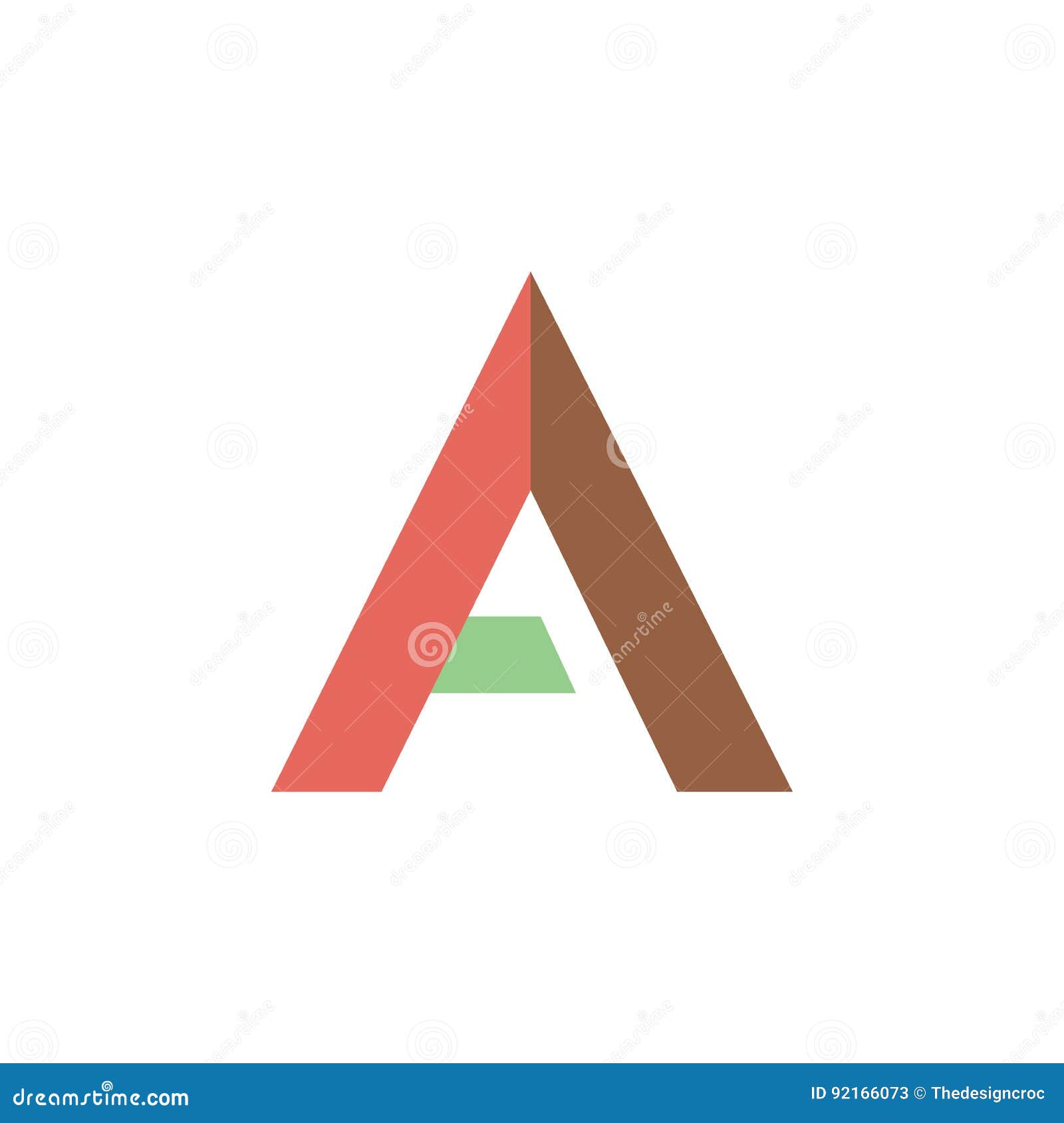 Letter a symbol typeface stock vector. Illustration of brown - 92166073