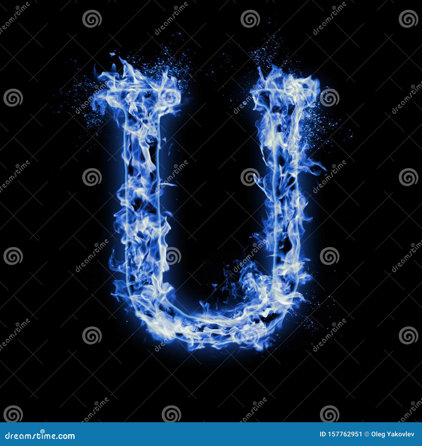 U Stock Letter Illustrations U Letter Stock Dreamstime 16 Blue – & Fire - Clipart Fire Vectors Blue Illustrations,