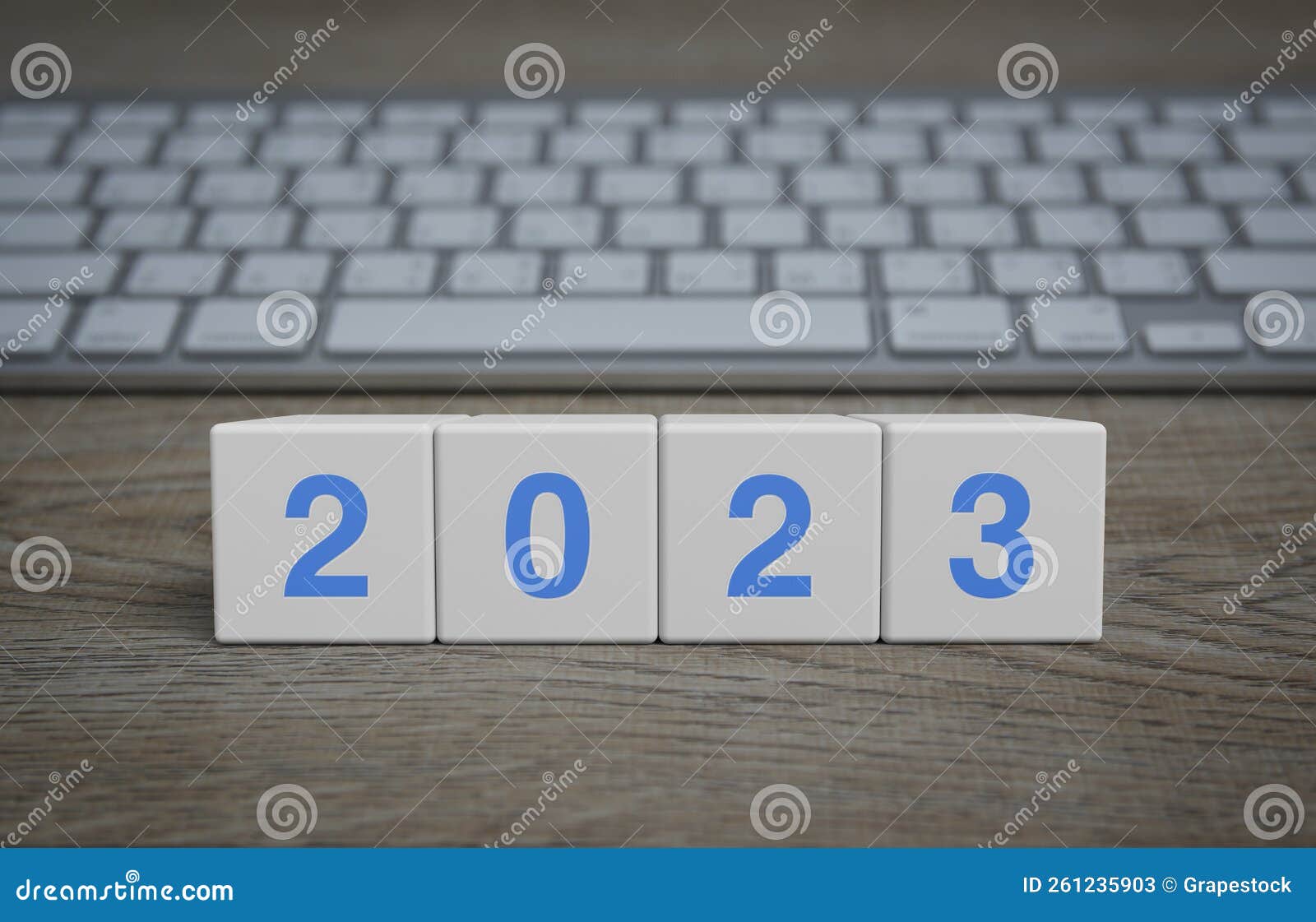 Happy New Year 2023 Technology Online Concept Stock Image - Image of ...