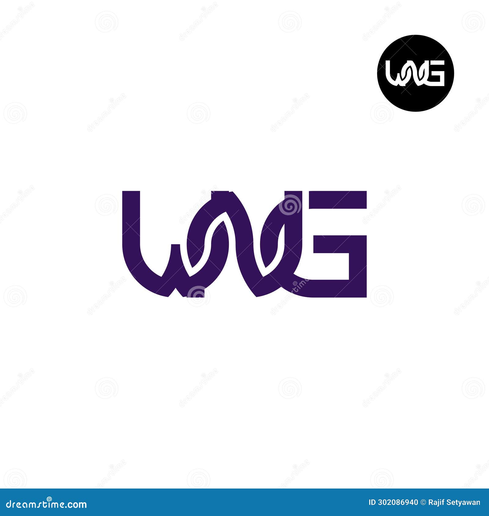 letter wng monogram logo 