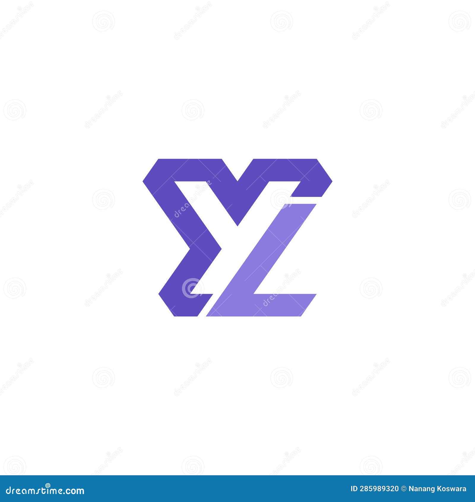 Letter YL Negative Space Logo, YL Monogram, Initial YL Logo, YL Logo, Icon,  Vector Stock Vector - Illustration of monogram, business: 285989320
