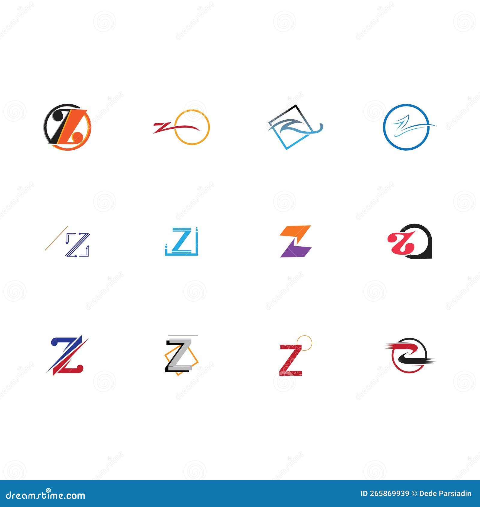 Letter Z Business Corporate Abstract Unity Vector Logo Design Template