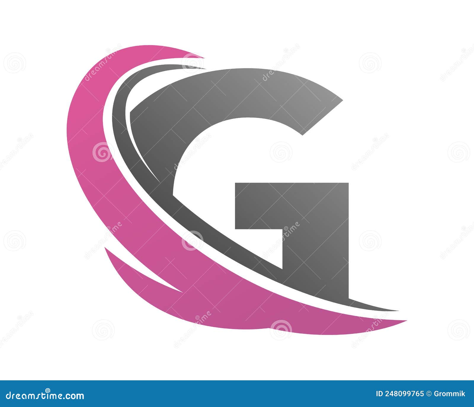 Lettera G Stilizzata Per Il Logo Di Monogramma Emblema E Design Creativo  Illustrazione Vettoriale - Illustrazione di stampa, pendenza: 248099765