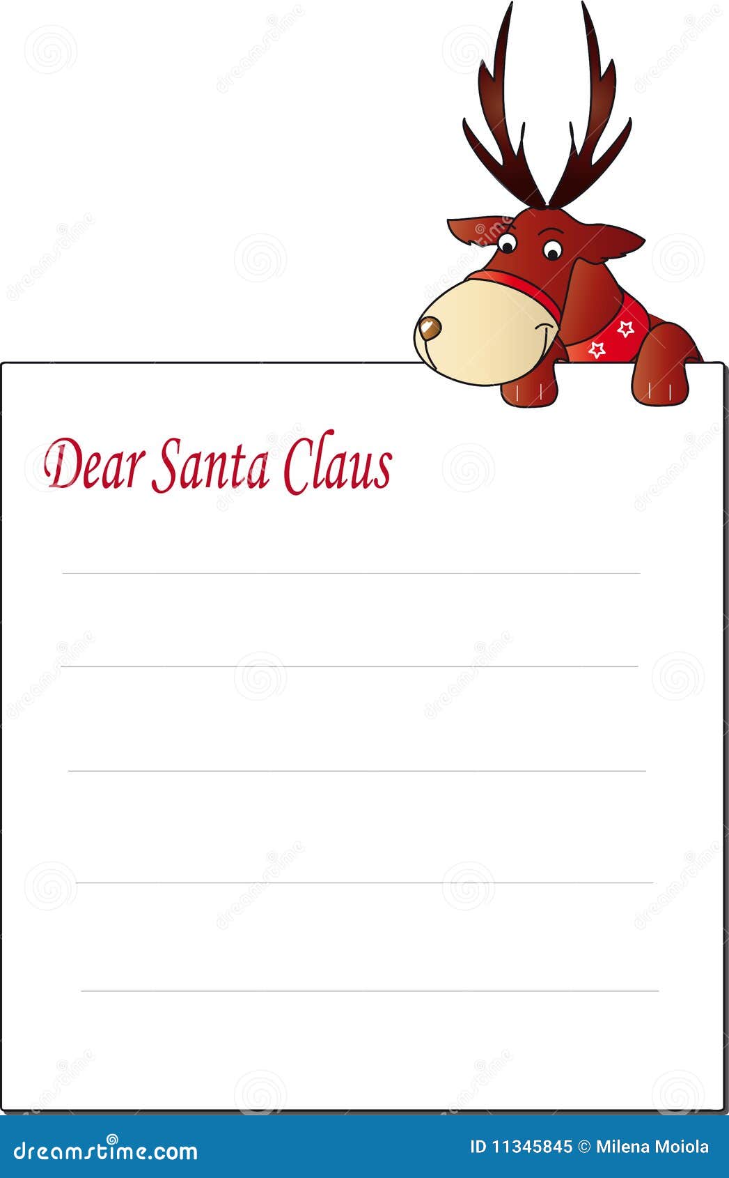 Lettera a babbo natale da scaricare gratis