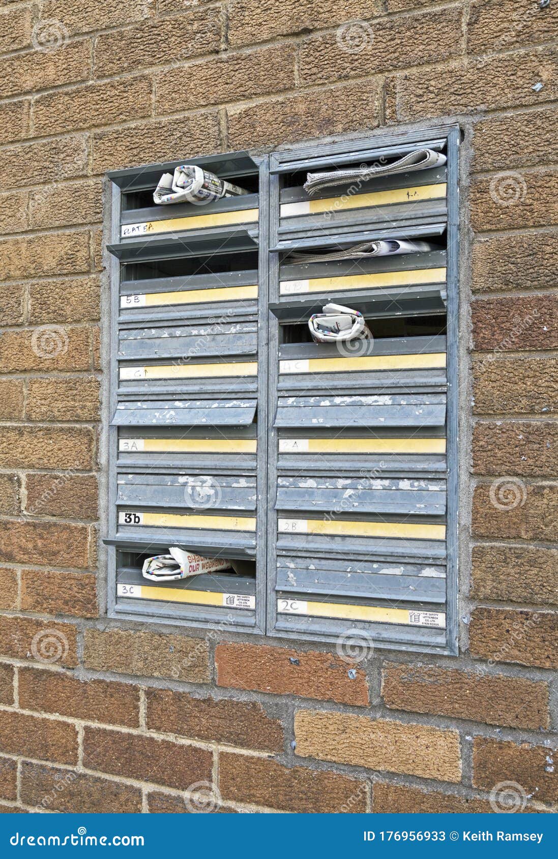 Letterboxes editorial stock photo. Image of bristol 176956933