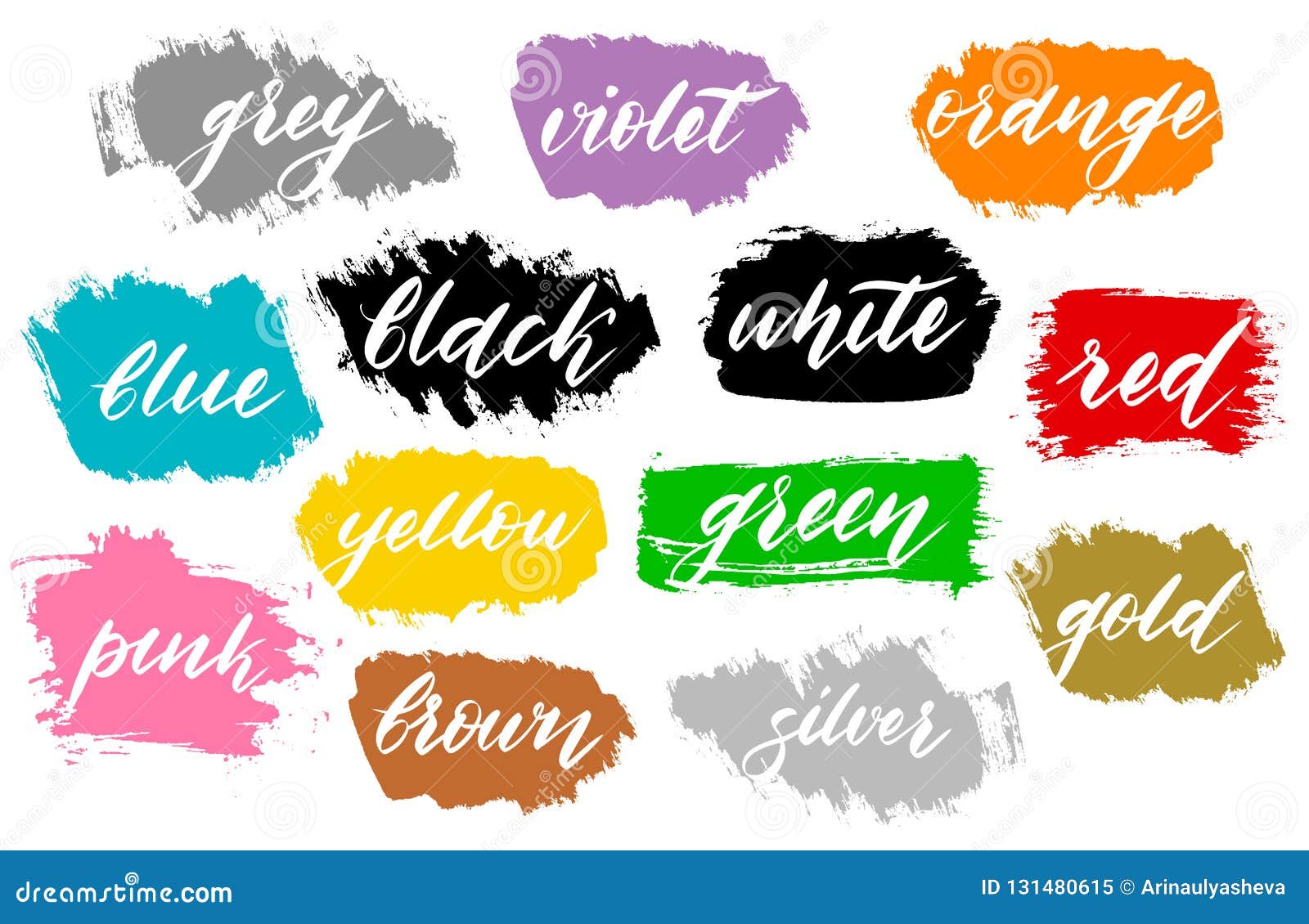 lettering name ation color. types label.text handwritting .