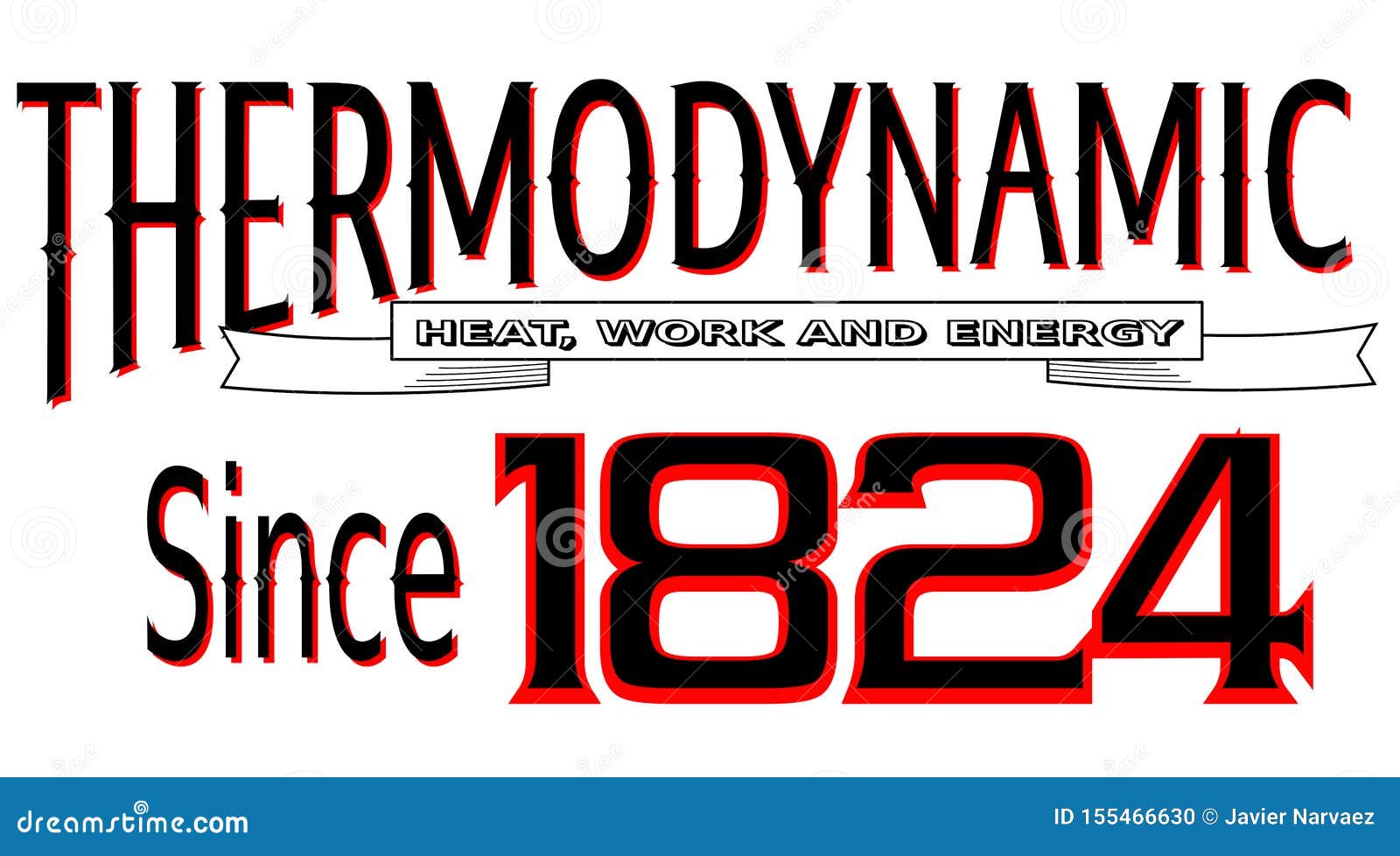 lettering thermodynamic heat, work and energy since 1824