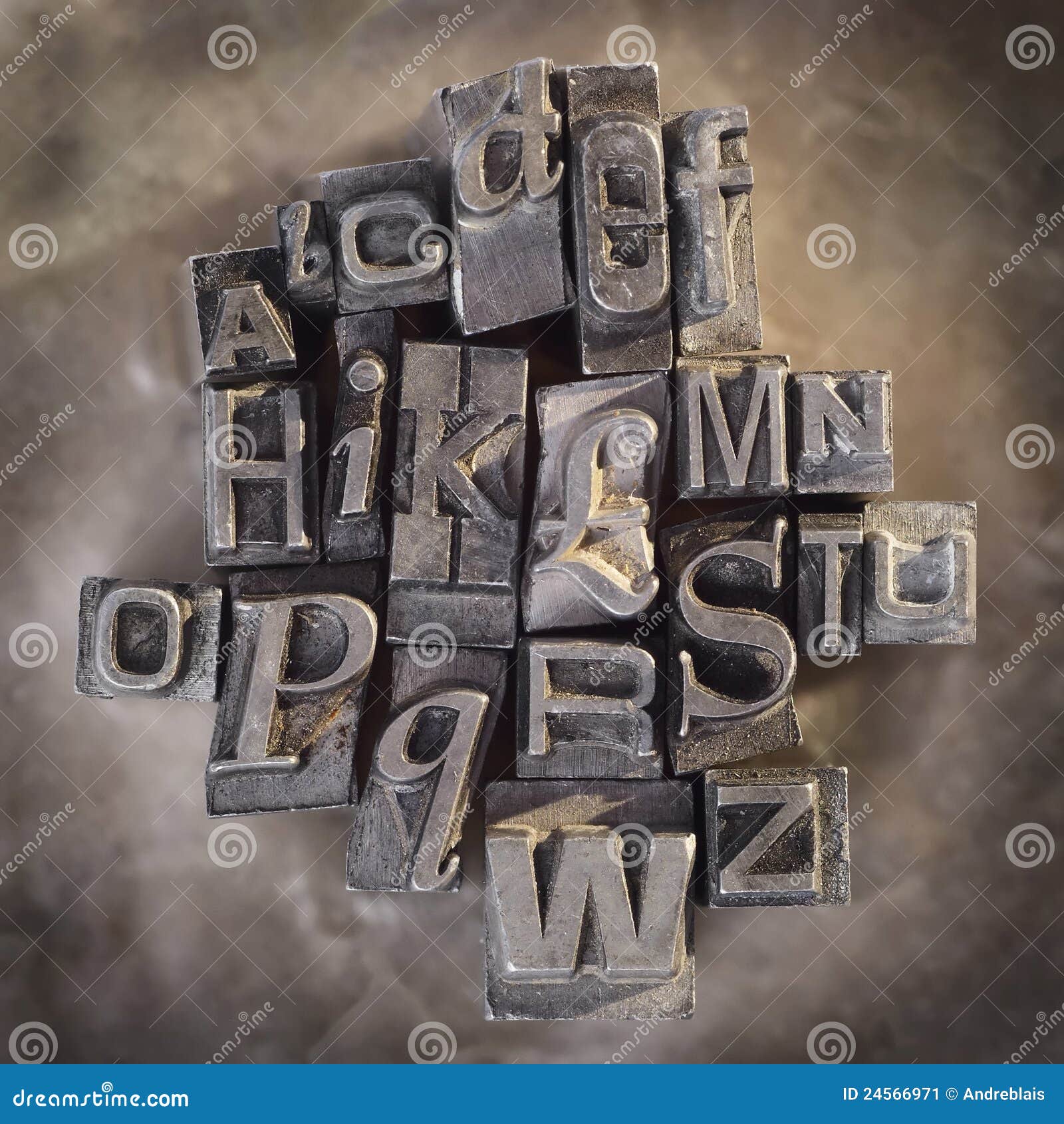 Letterpress Letters Stock Image Image 24566971