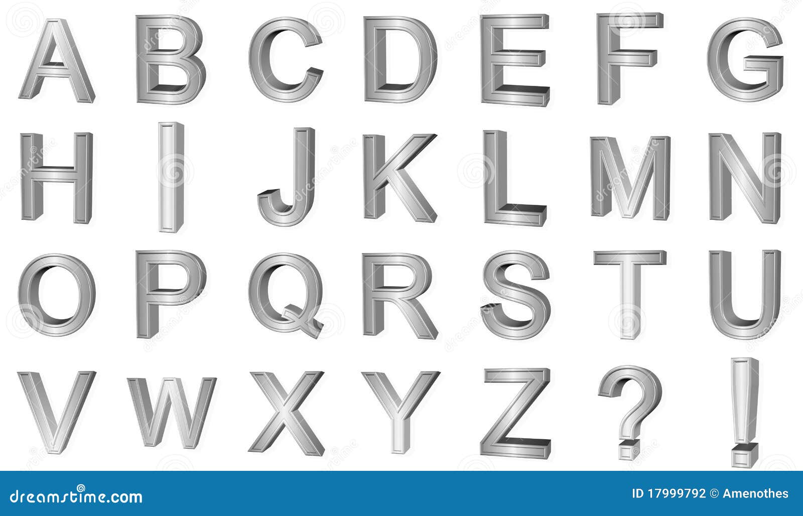 Letters stock illustration. Illustration of character - 17999792