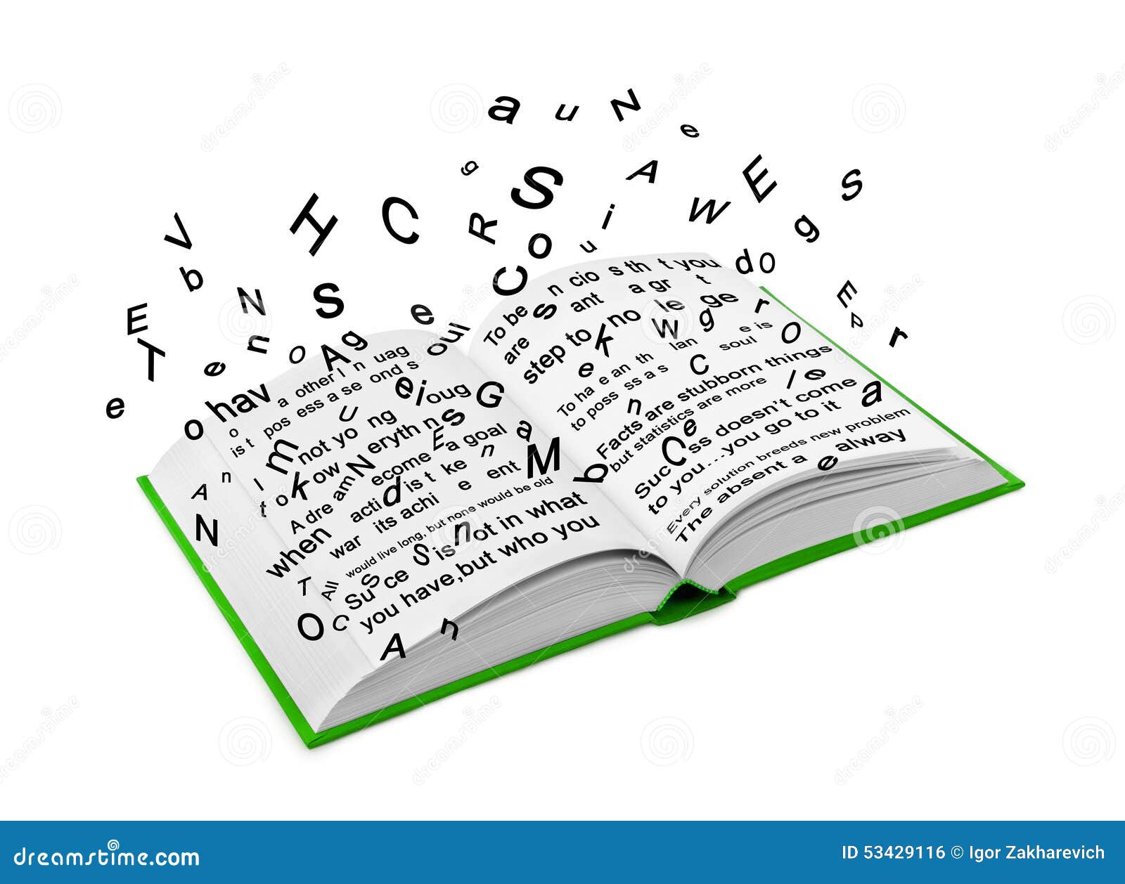 Open book, a sketch of a drawing of a book with flying letters. 2998089  Vector Art at Vecteezy