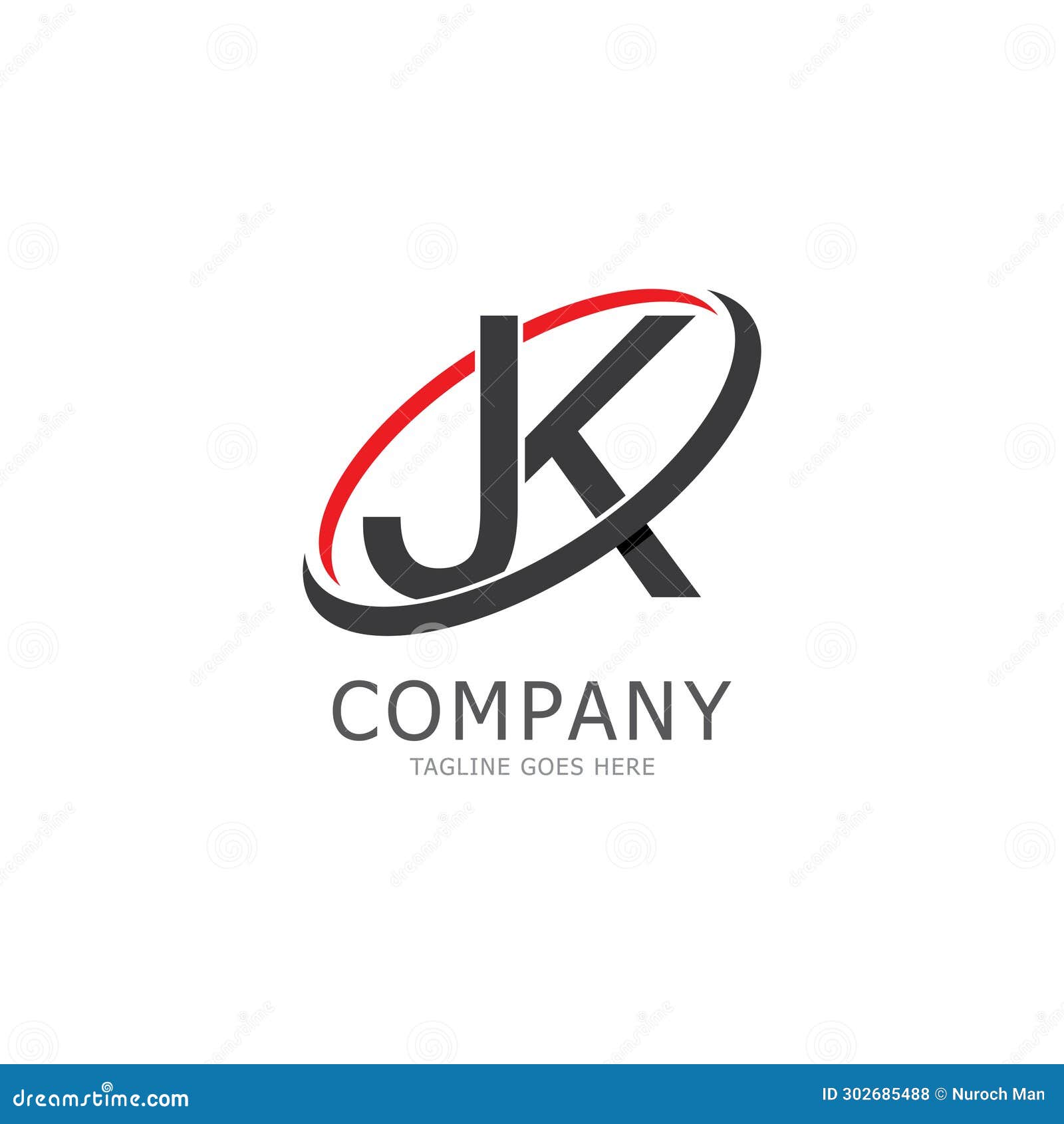 Letters Logo Jk Kj J and K Icon Vector Stock Vector Illustration of initials, elegant 302685488