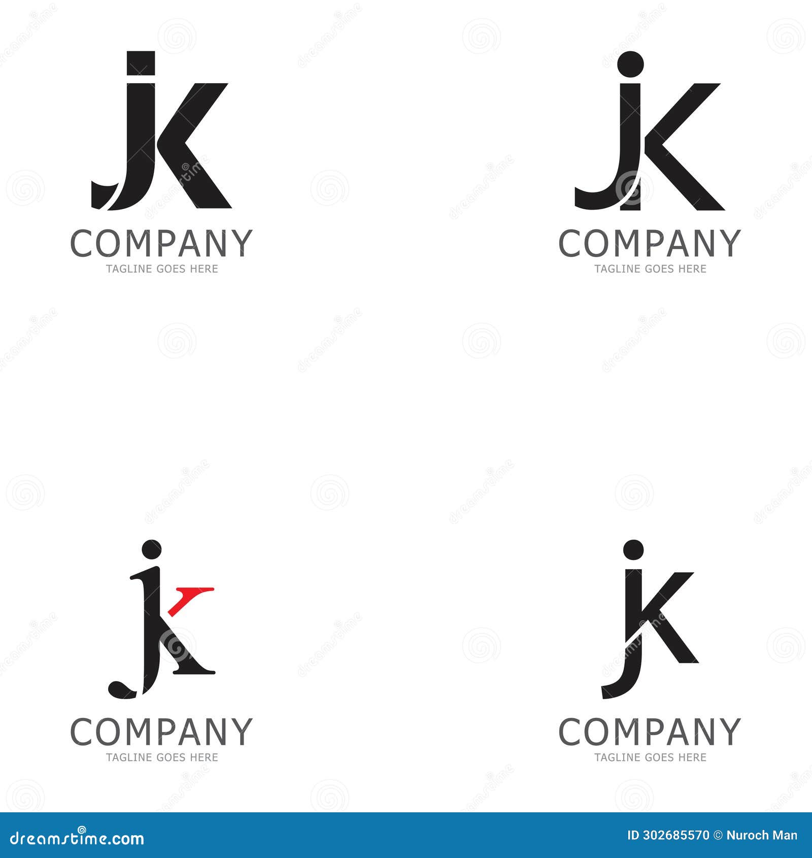 Letters Logo Jk Kj J and K Icon Vector Stock Vector Illustration of