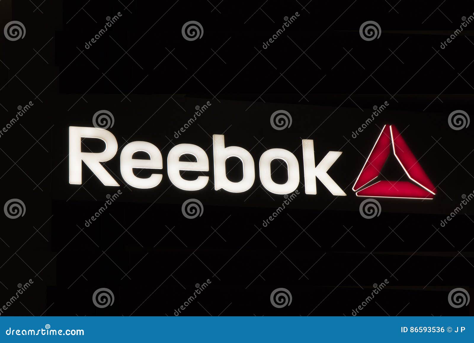 reebok in a store editorial photo. Image of russian - 86593536