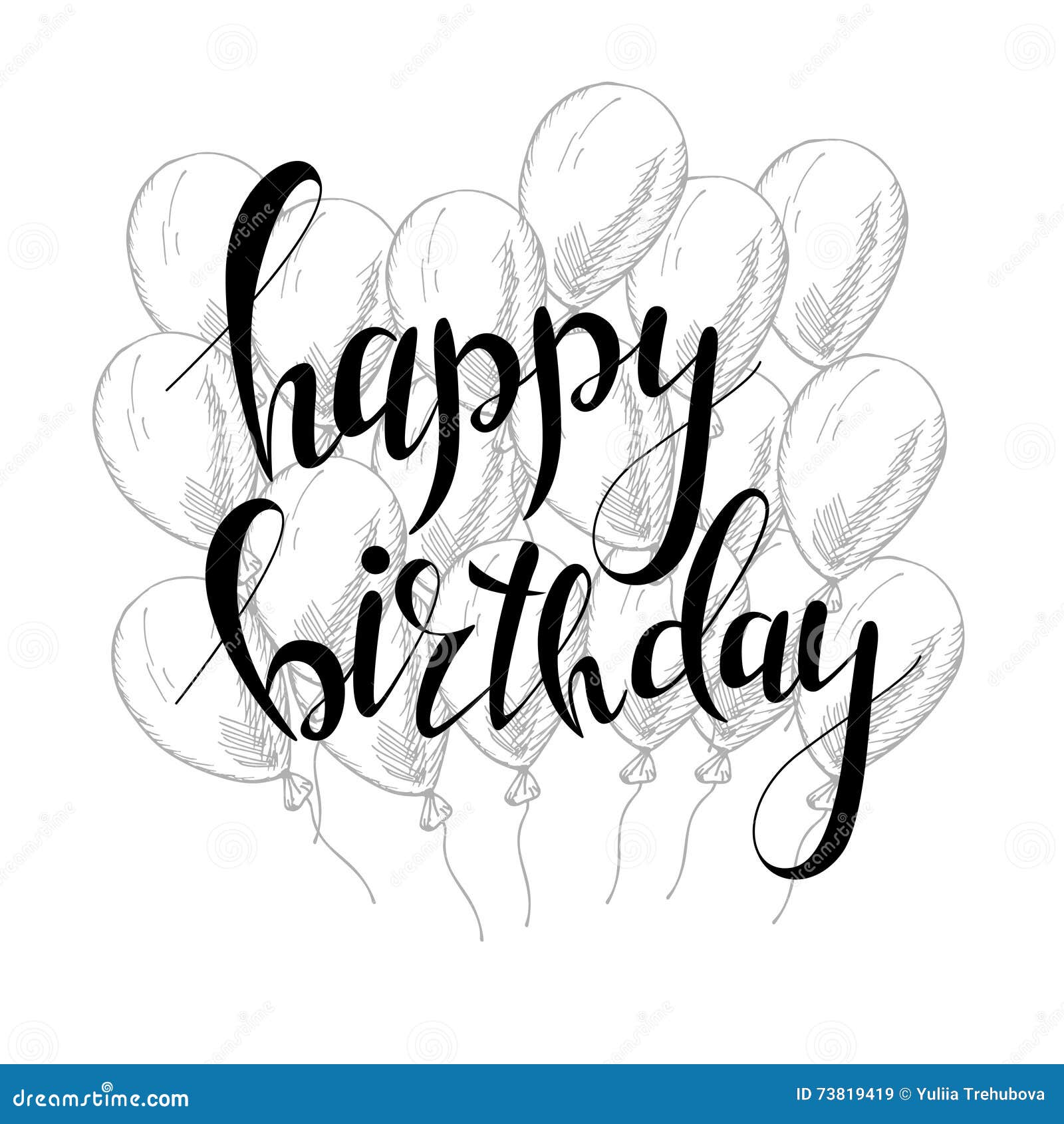 Lettrage De Main De Vecteur Carte De Voeux De Joyeux Anniversaire Avec La Calligraphie Recouvrement Noir Et Blanc De Conception Illustration De Vecteur Illustration Du Vecteur Anniversaire Lettrage De Main De Vecteur Carte De Voeux De Joyeux Anniversaire Avec La Calligraphie Recouvrement Noir Et Blanc De Conception Illustration De Vecteur Illustration Du Vecteur Anniversaire