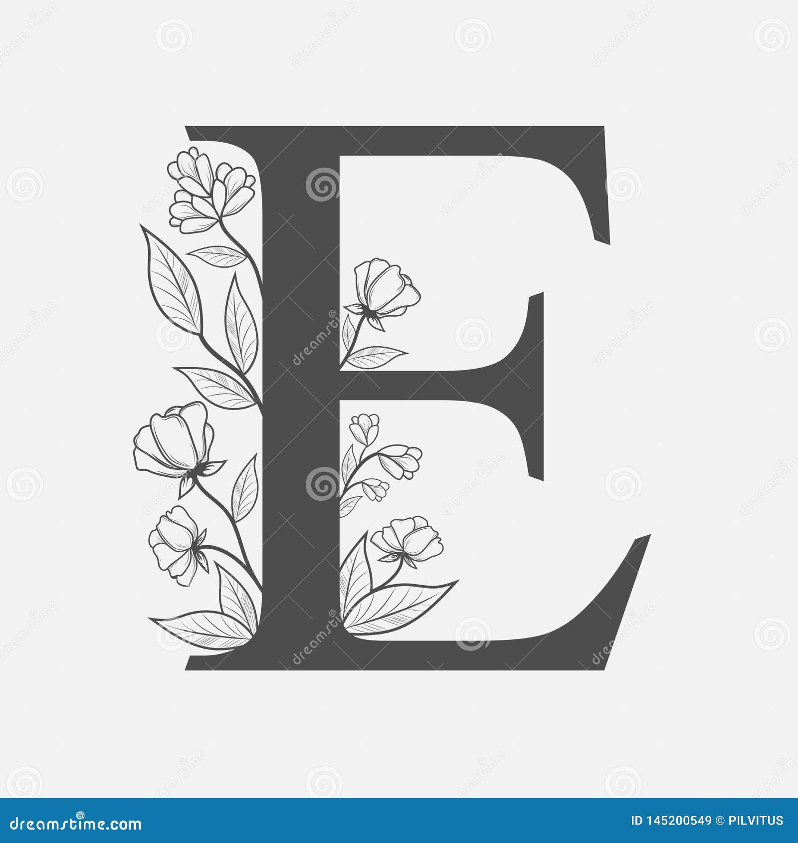 Calligraphie : les majuscules - E à H 