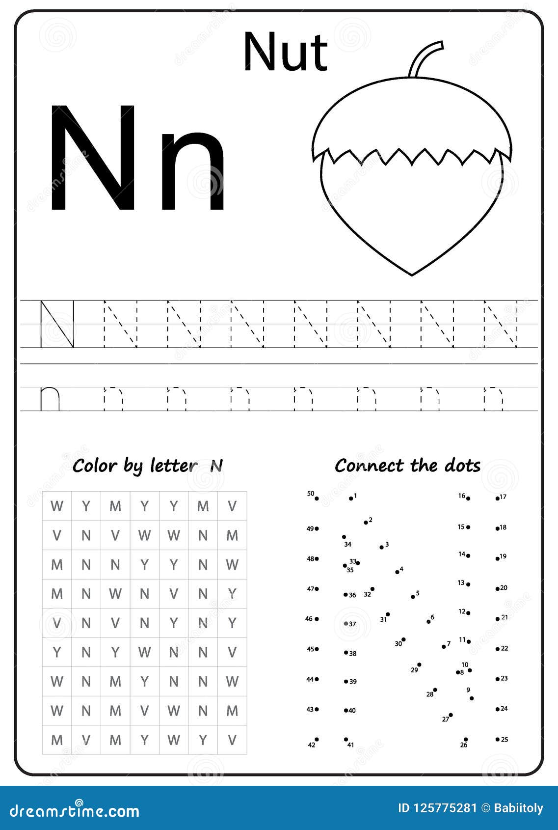 Lettre N D Ecriture Tableau L A Z D Ecriture Alphabet Exerce Le Jeu Pour Des Enfants Illustration De Vecteur Illustration Du Trame Energie