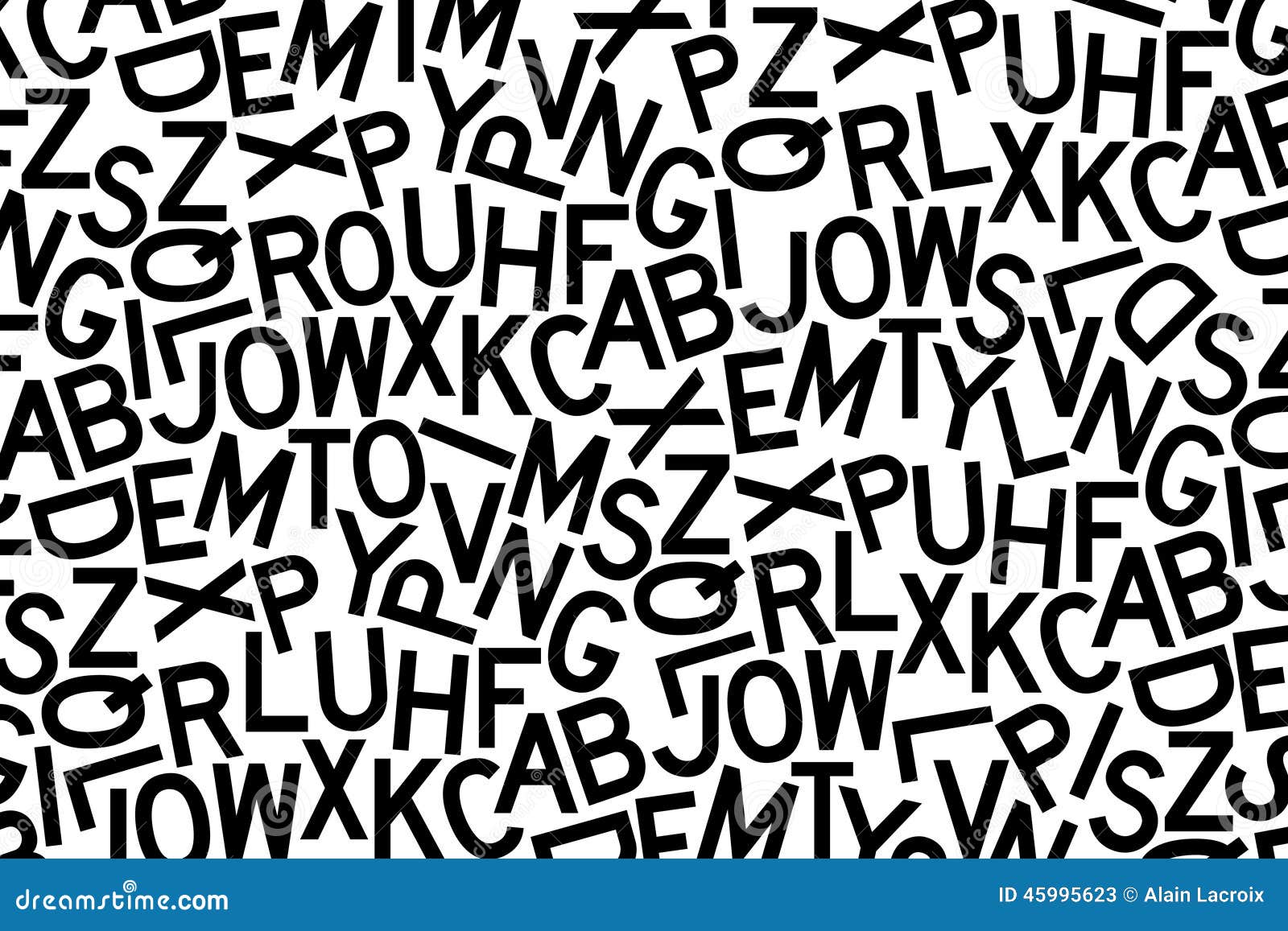 Lettres Illustration Stock Illustration Du Fondamental