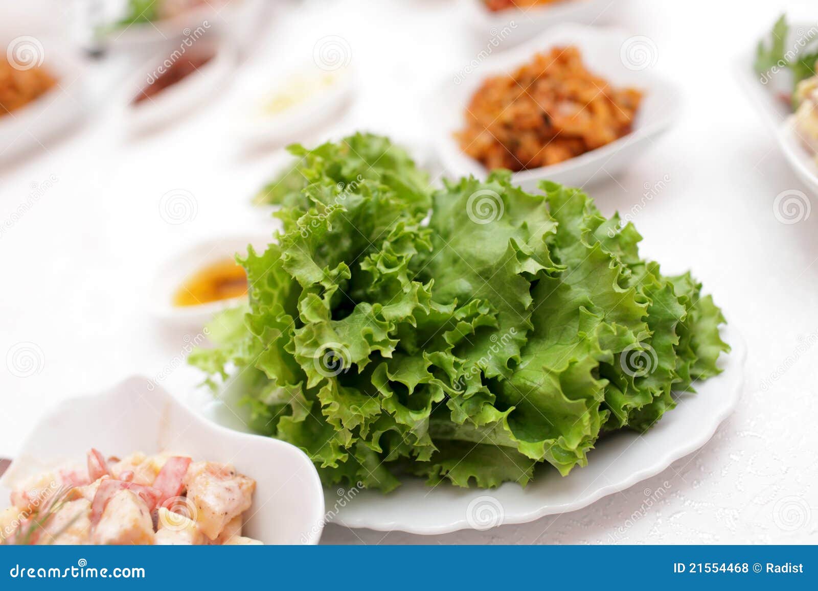 Lettuce in Korean Restaurant Stock Photo Image of lettuce, gourmet
