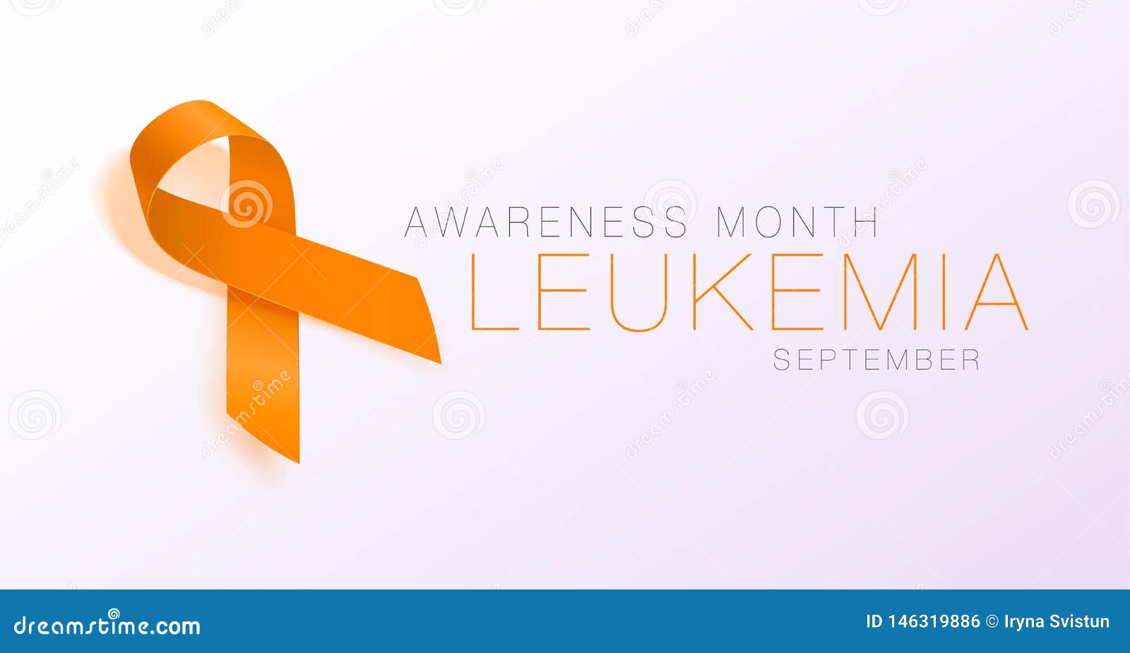 leukemia awareness calligraphy poster design realistic leukemia month